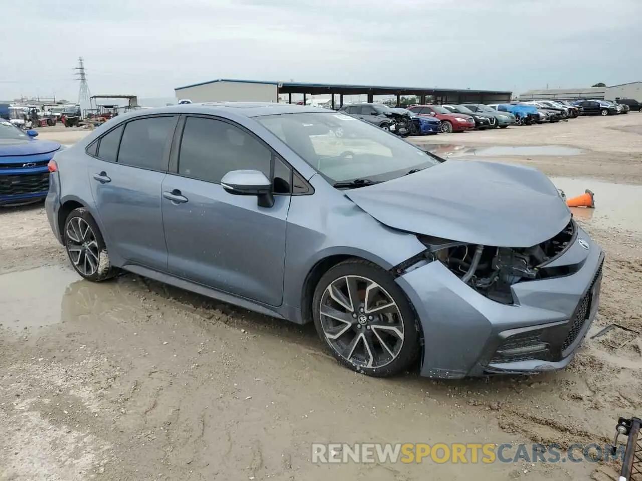 4 fotografías del automóvil dañado JTDP4RCE8LJ006531 TOYOTA COROLLA 2020