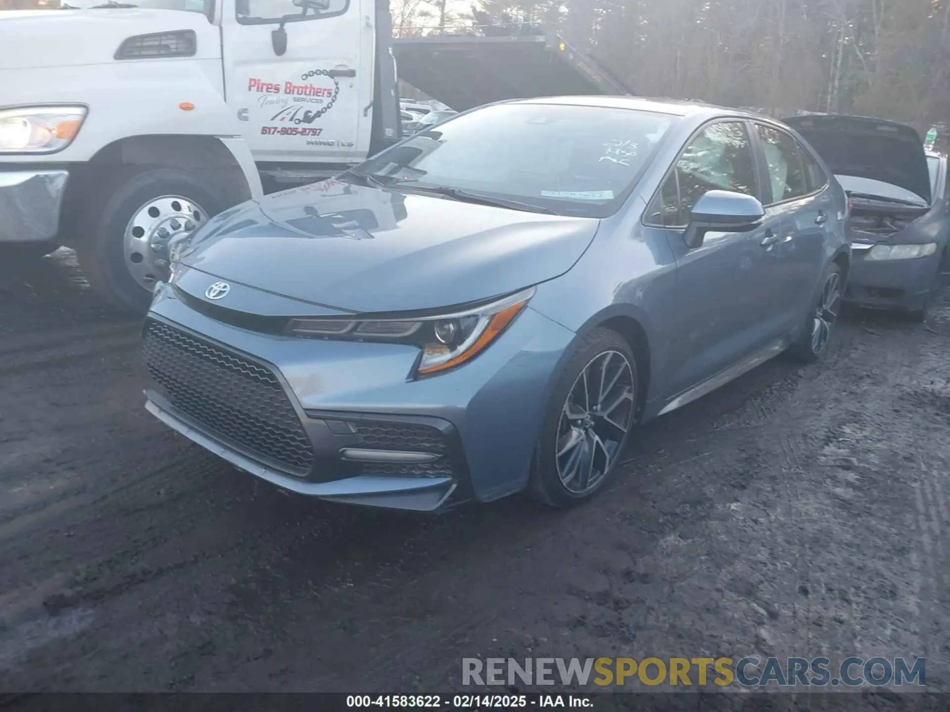2 fotografías del automóvil dañado JTDP4RCE8LJ032031 TOYOTA COROLLA 2020