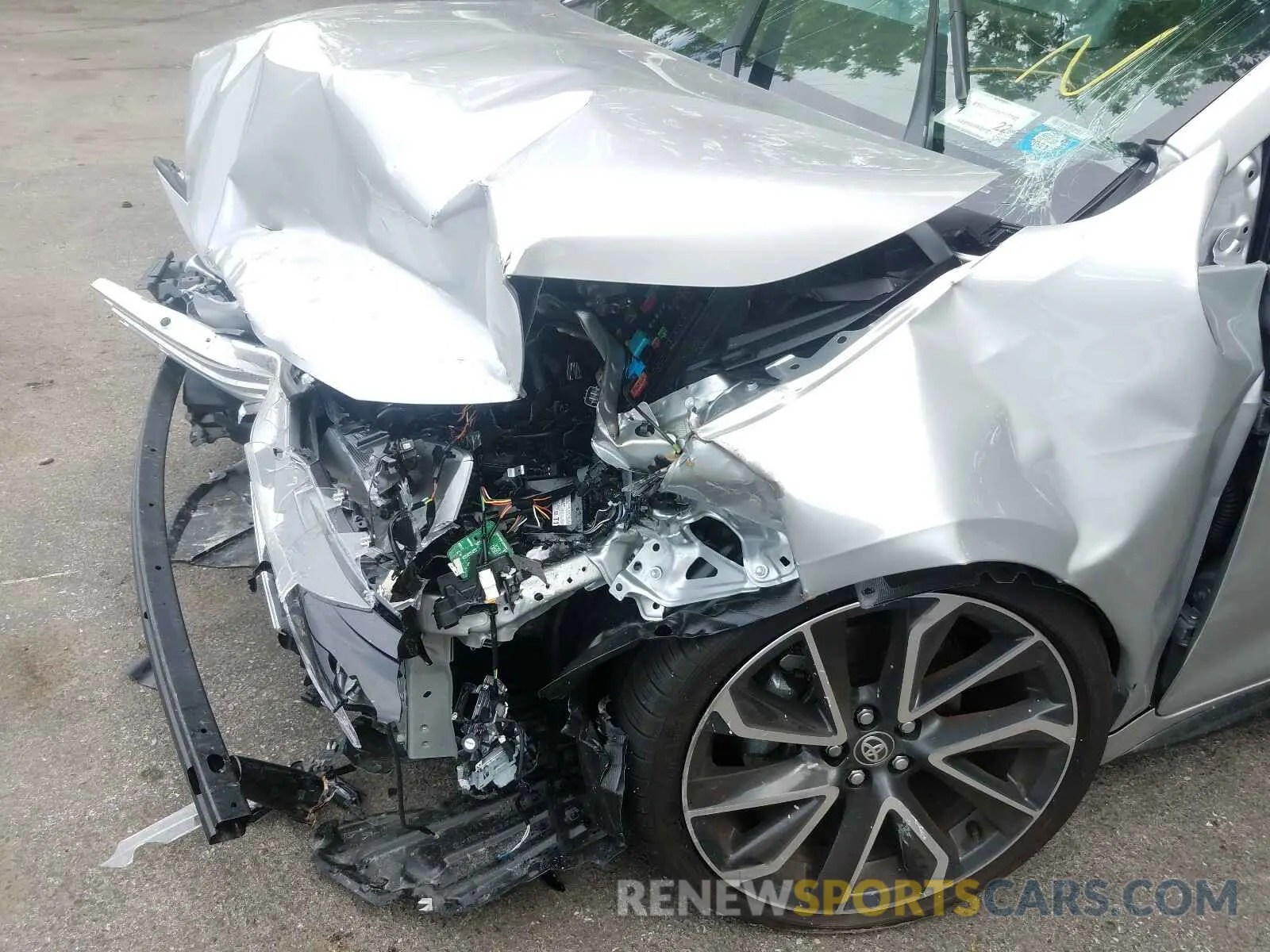 9 fotografías del automóvil dañado JTDP4RCE8LJ040615 TOYOTA COROLLA 2020