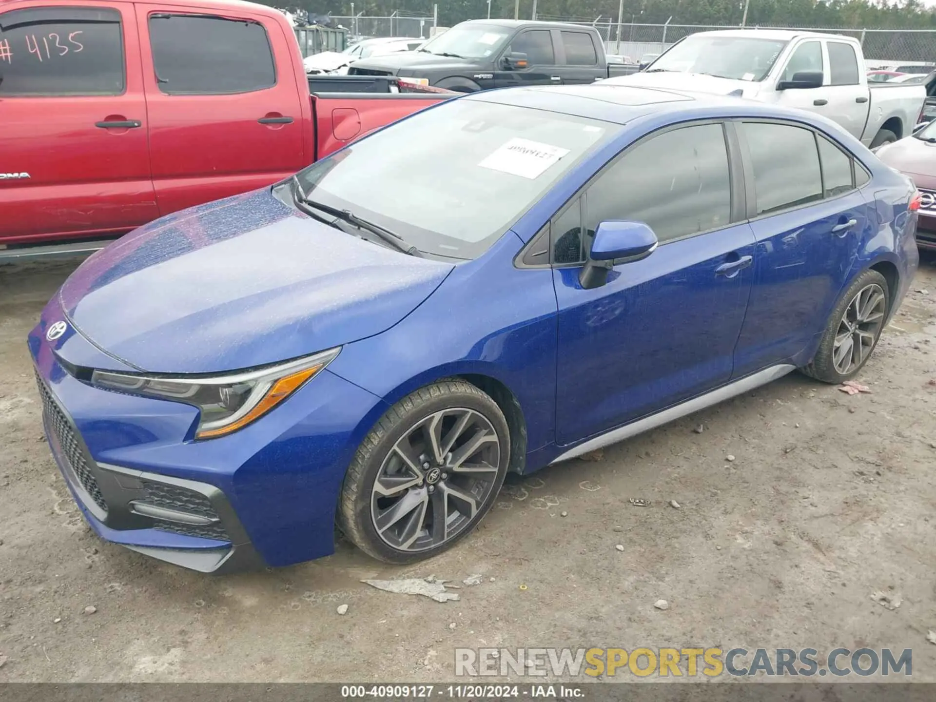 2 fotografías del automóvil dañado JTDP4RCE9LJ012239 TOYOTA COROLLA 2020