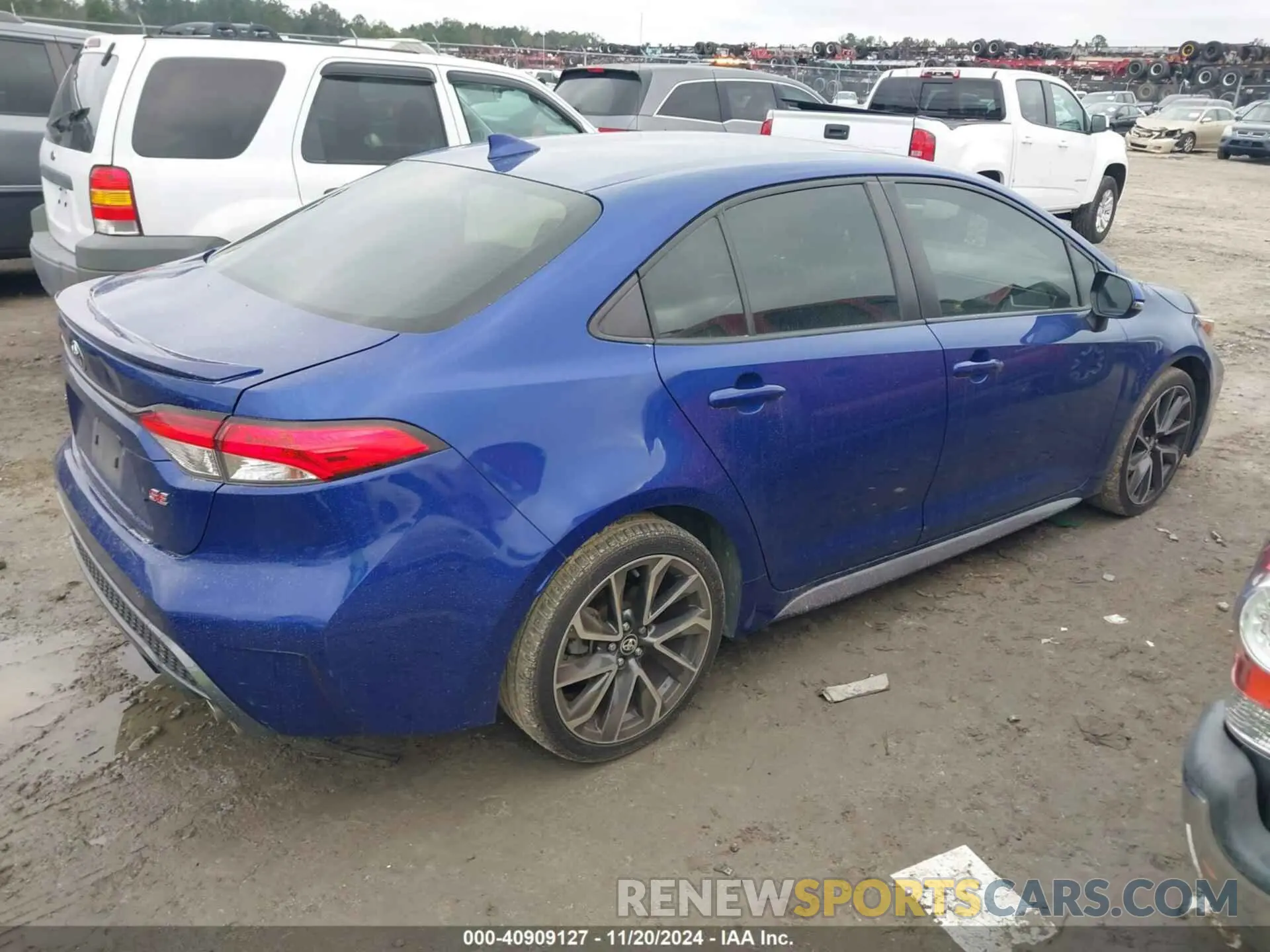 4 fotografías del automóvil dañado JTDP4RCE9LJ012239 TOYOTA COROLLA 2020