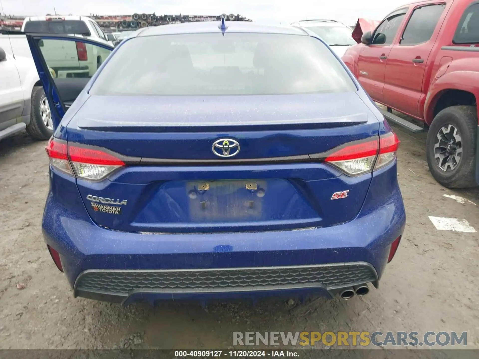 6 fotografías del automóvil dañado JTDP4RCE9LJ012239 TOYOTA COROLLA 2020