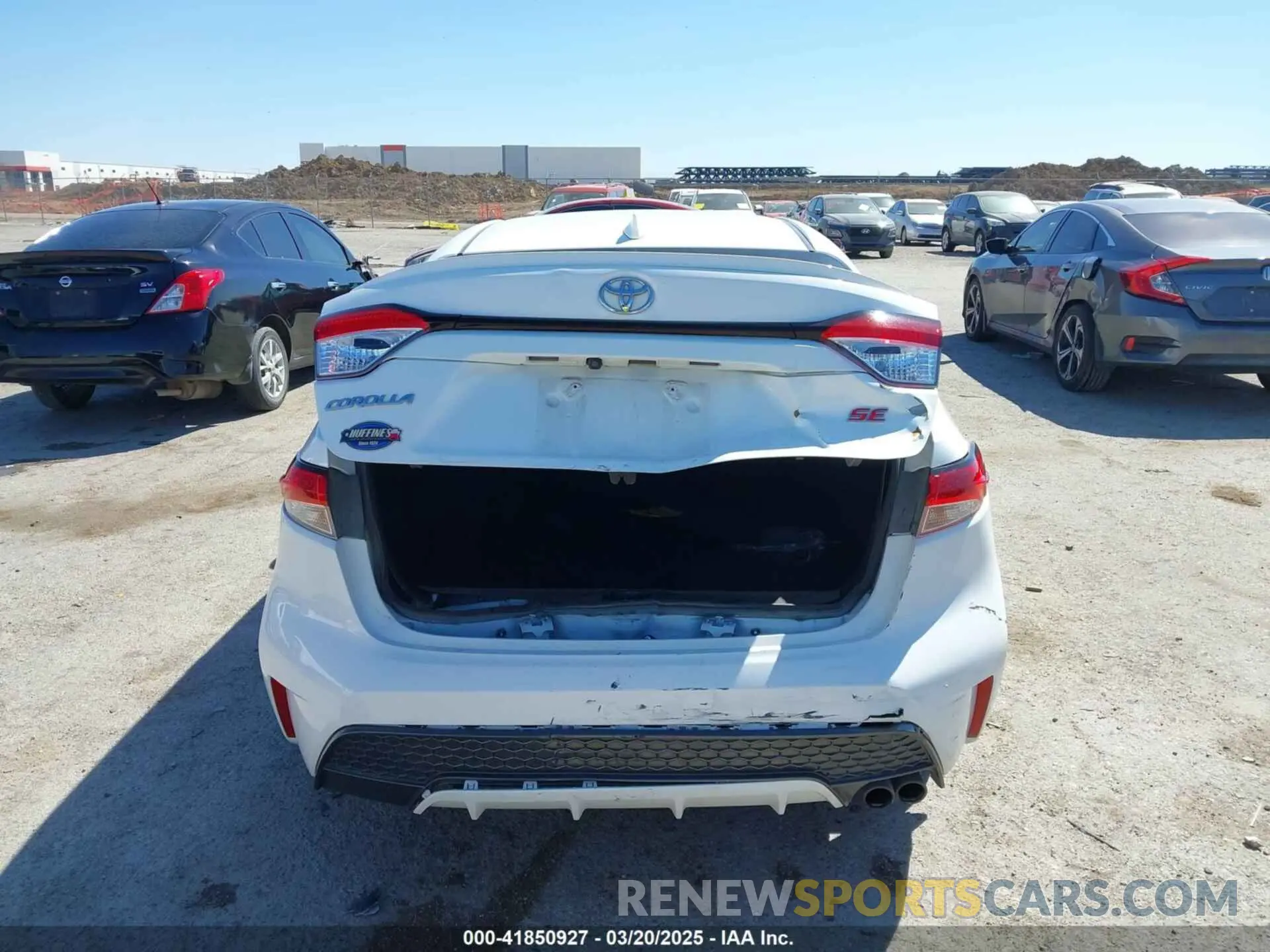 16 fotografías del automóvil dañado JTDP4RCE9LJ013763 TOYOTA COROLLA 2020