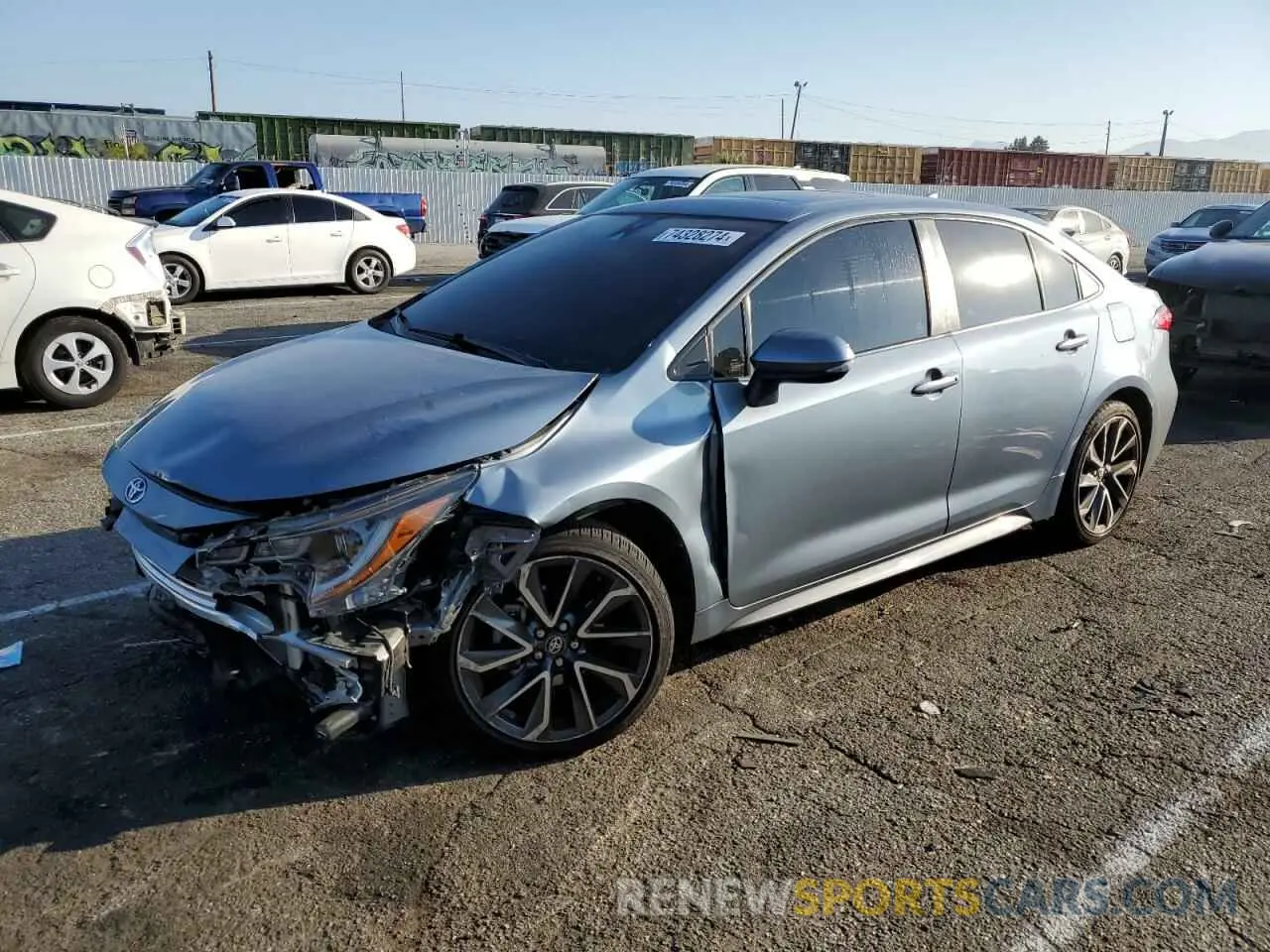 1 fotografías del automóvil dañado JTDP4RCE9LJ016517 TOYOTA COROLLA 2020