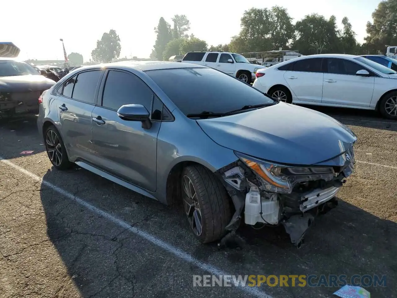 4 fotografías del automóvil dañado JTDP4RCE9LJ016517 TOYOTA COROLLA 2020