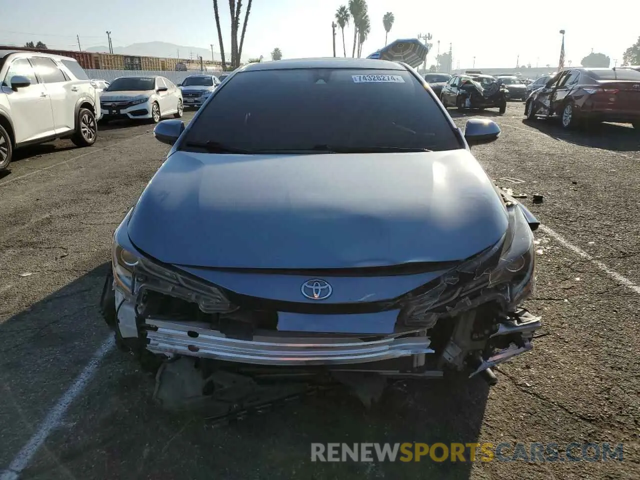 5 fotografías del automóvil dañado JTDP4RCE9LJ016517 TOYOTA COROLLA 2020