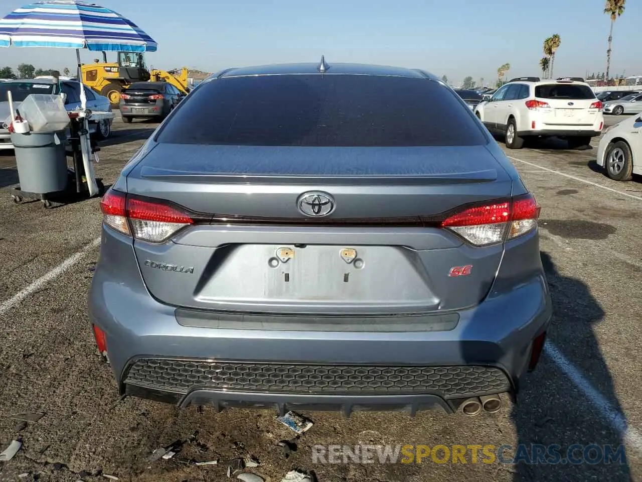 6 fotografías del automóvil dañado JTDP4RCE9LJ016517 TOYOTA COROLLA 2020