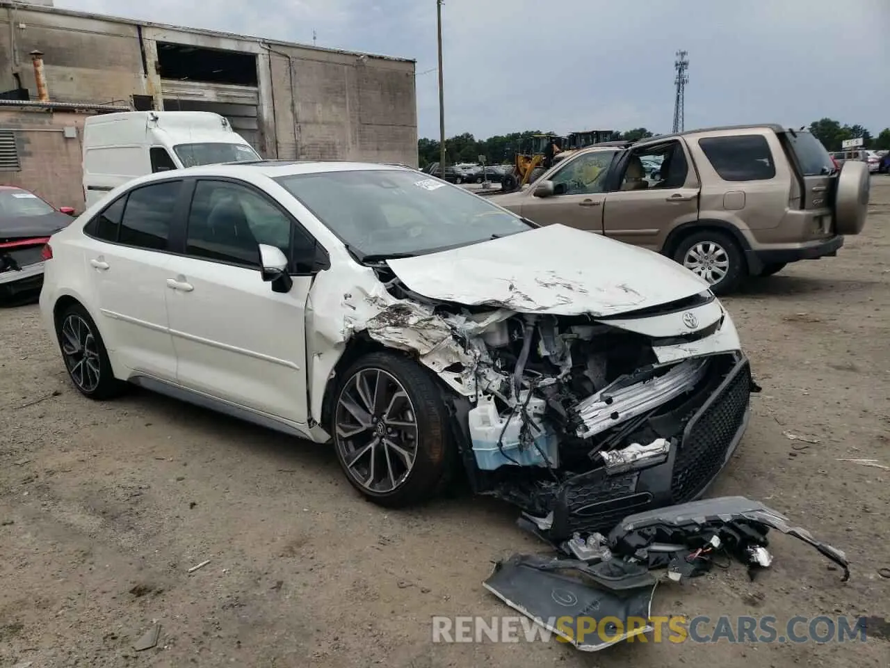 1 fotografías del automóvil dañado JTDP4RCE9LJ019546 TOYOTA COROLLA 2020