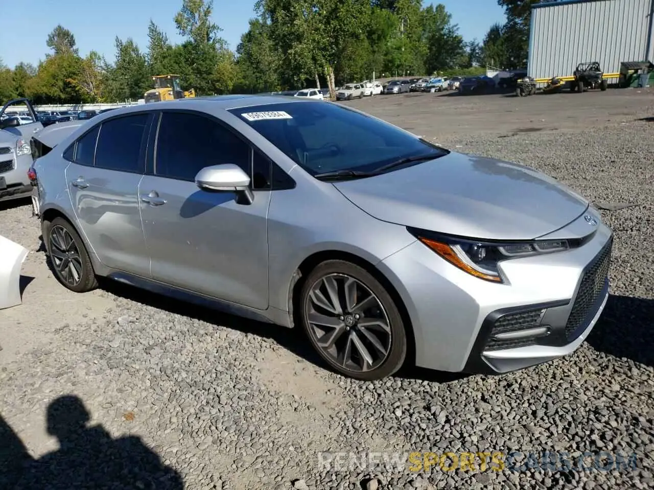 4 fotografías del automóvil dañado JTDP4RCE9LJ049498 TOYOTA COROLLA 2020