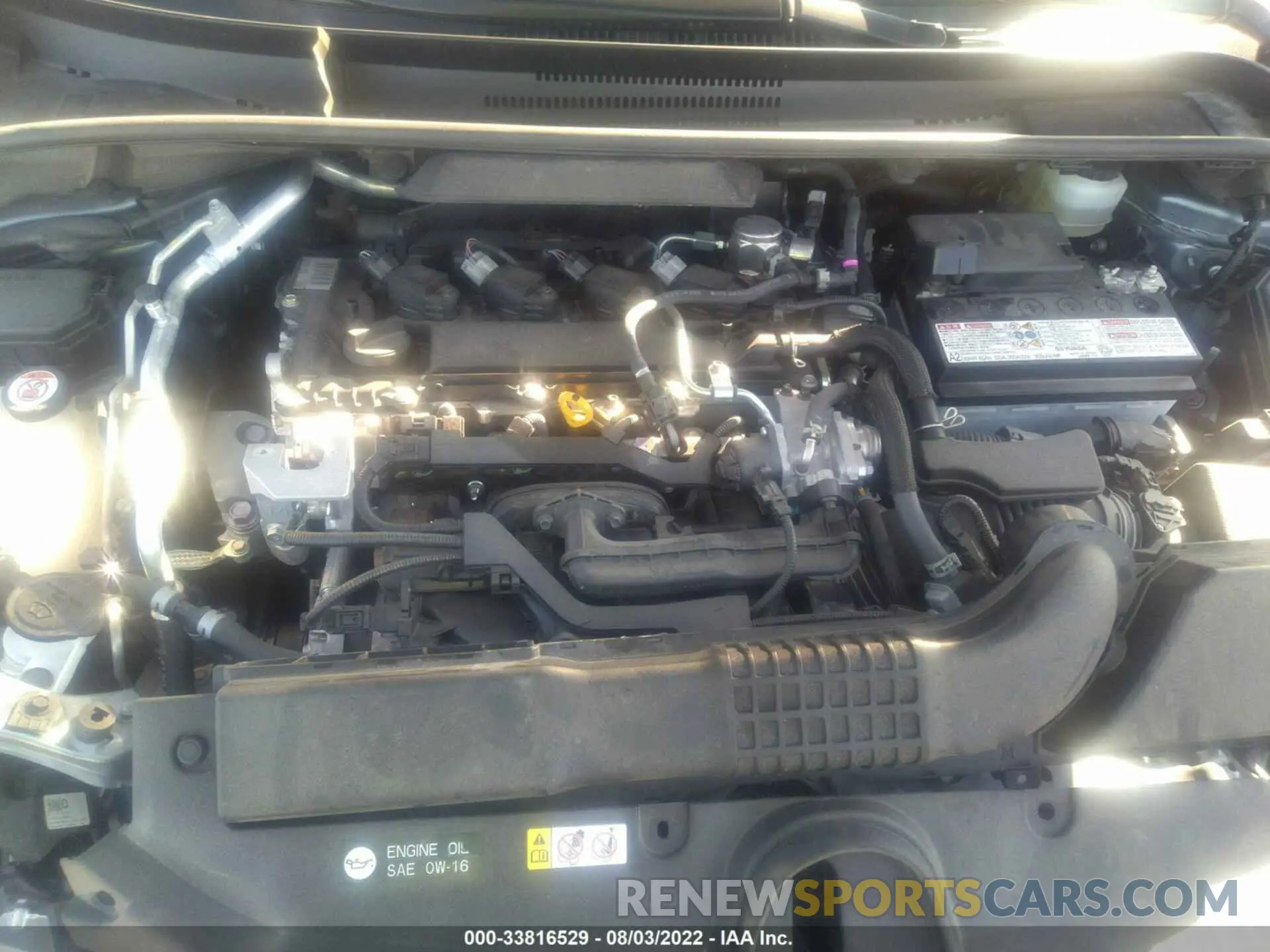 10 fotografías del automóvil dañado JTDP4RCEXLJ015361 TOYOTA COROLLA 2020