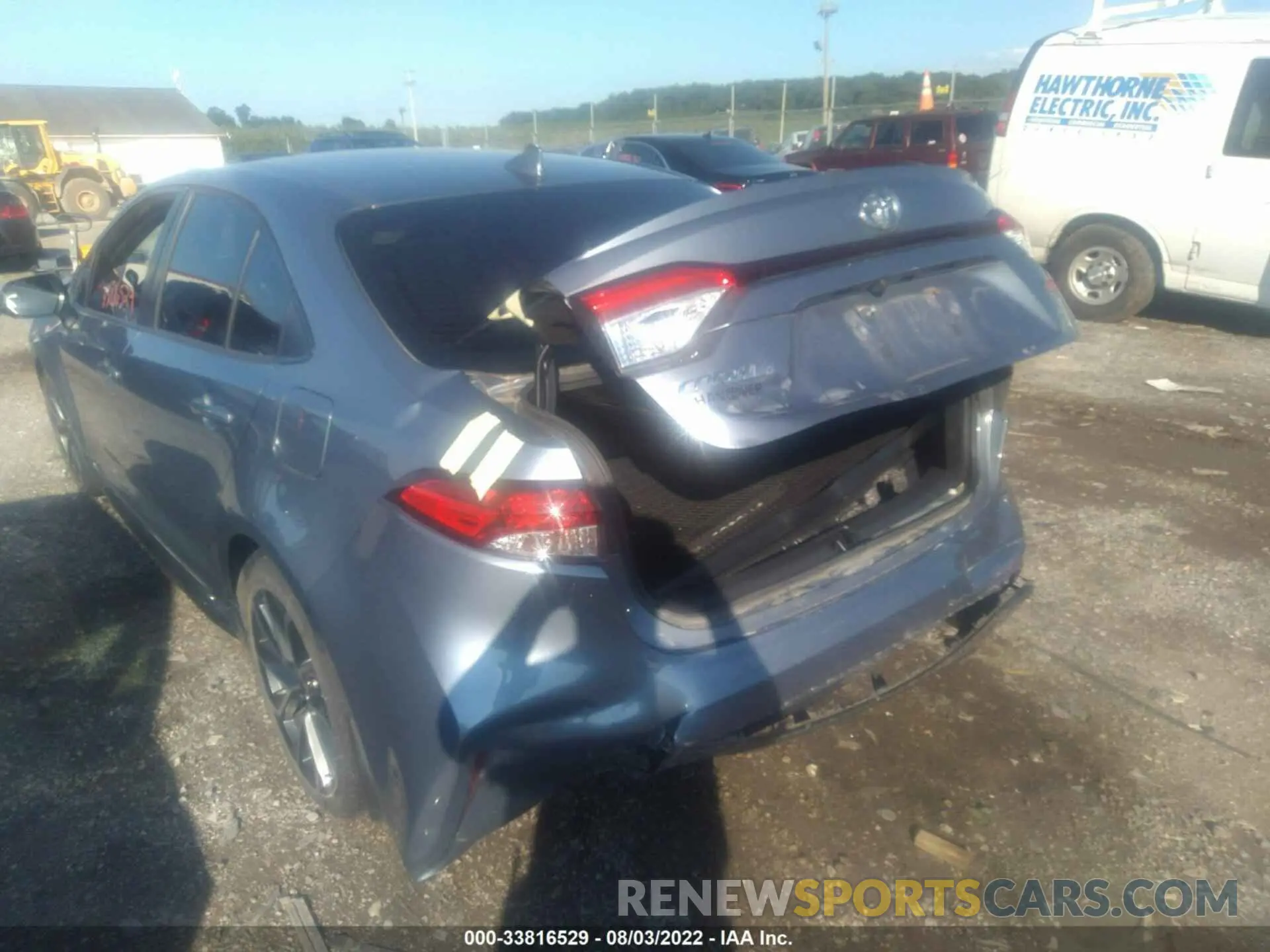 6 fotografías del automóvil dañado JTDP4RCEXLJ015361 TOYOTA COROLLA 2020