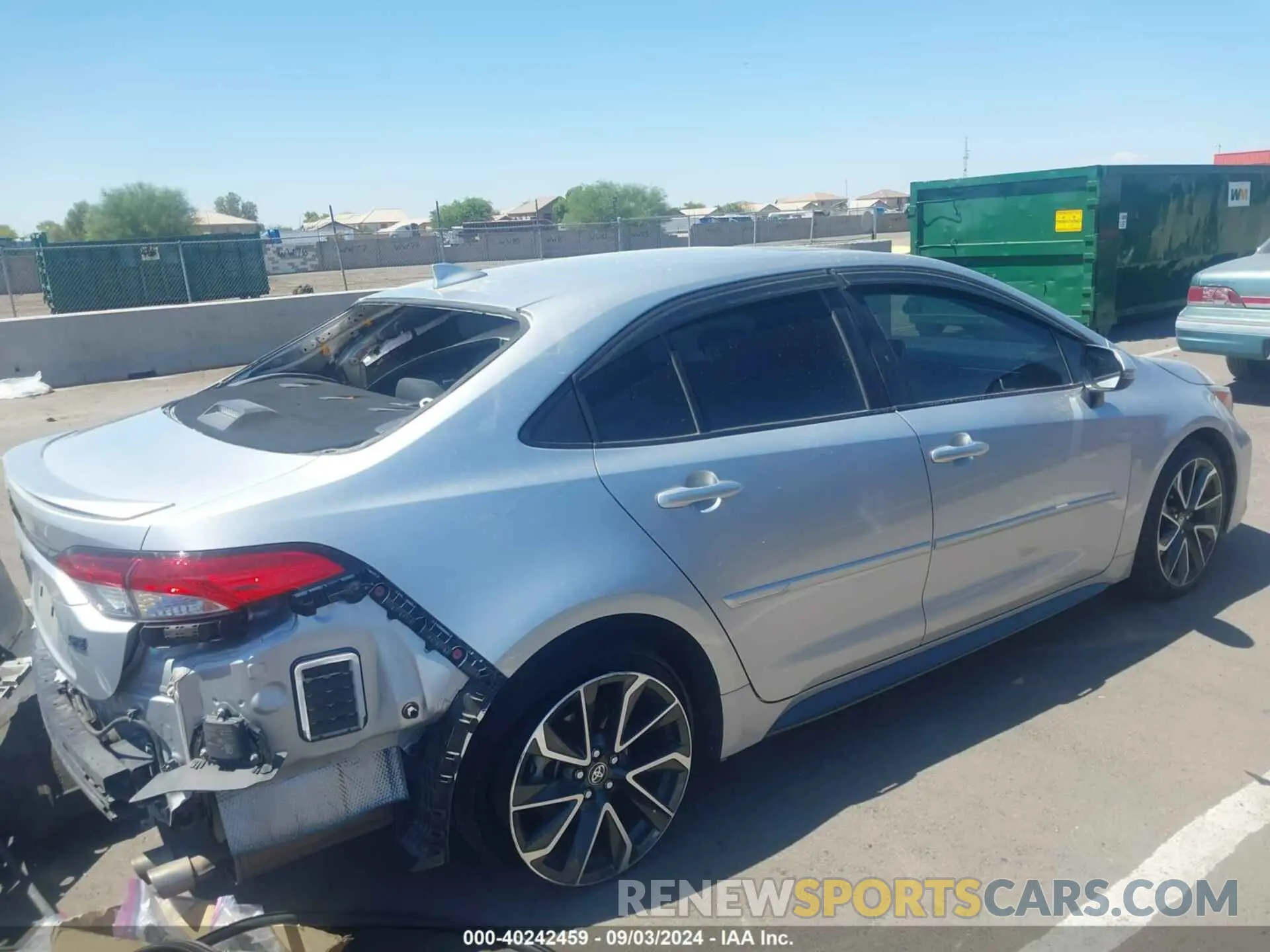 14 fotografías del automóvil dañado JTDP4RCEXLJ019068 TOYOTA COROLLA 2020