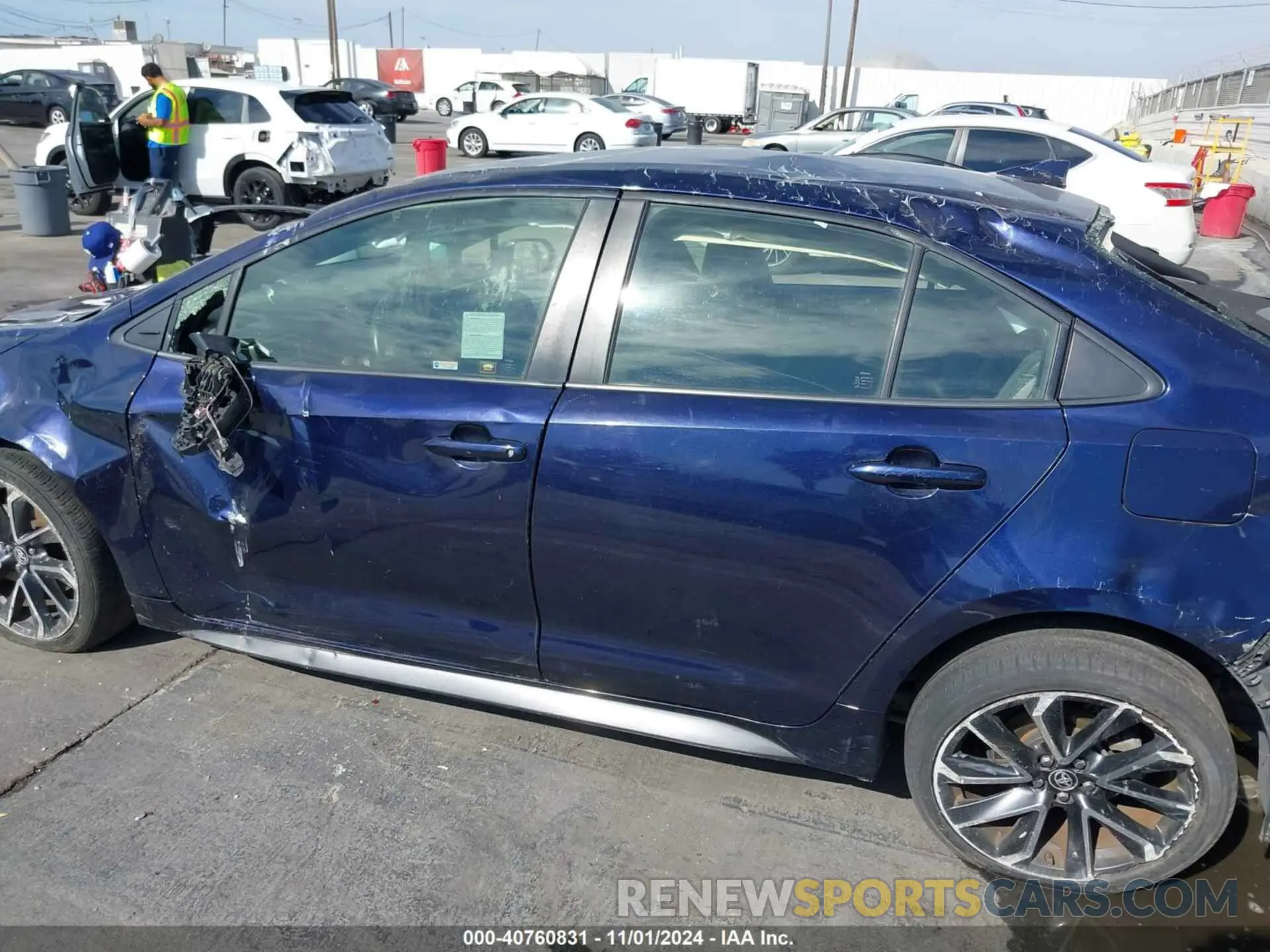 14 fotografías del automóvil dañado JTDS4RCE0LJ008171 TOYOTA COROLLA 2020