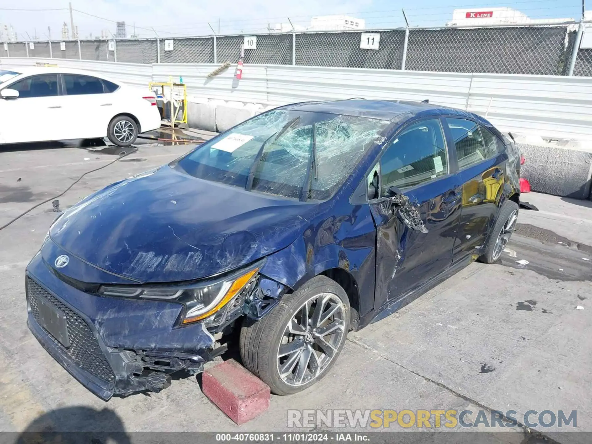 2 fotografías del automóvil dañado JTDS4RCE0LJ008171 TOYOTA COROLLA 2020