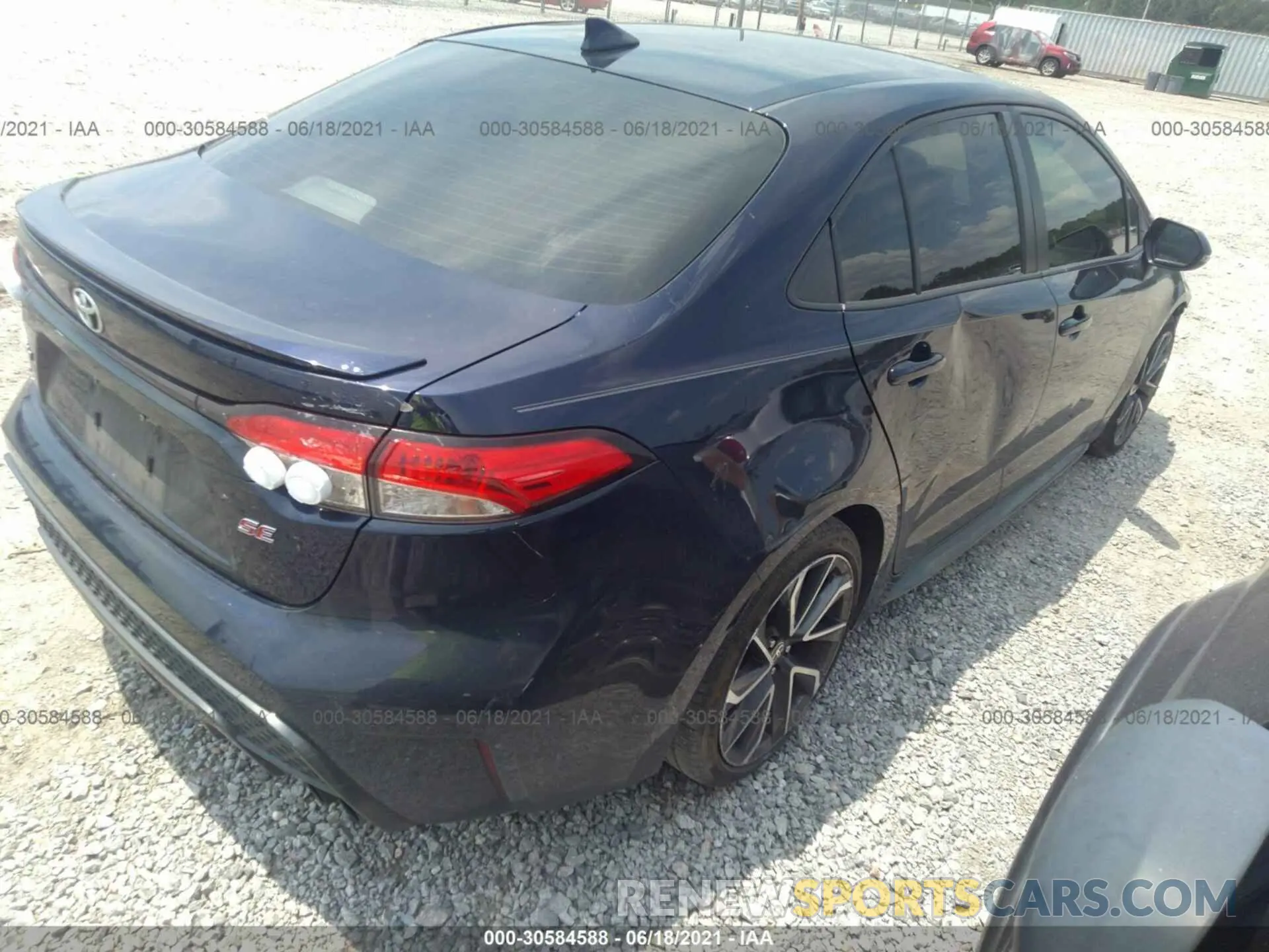 4 fotografías del automóvil dañado JTDS4RCE0LJ009868 TOYOTA COROLLA 2020