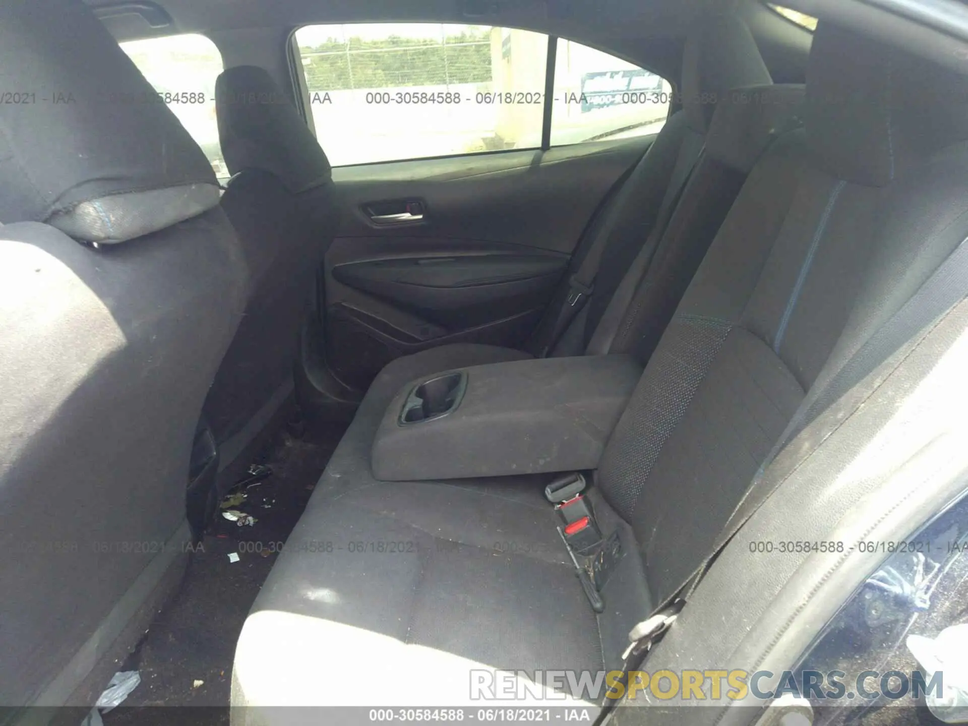 8 fotografías del automóvil dañado JTDS4RCE0LJ009868 TOYOTA COROLLA 2020