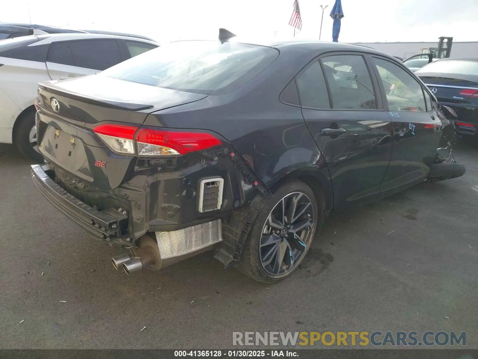 4 fotografías del automóvil dañado JTDS4RCE0LJ020661 TOYOTA COROLLA 2020