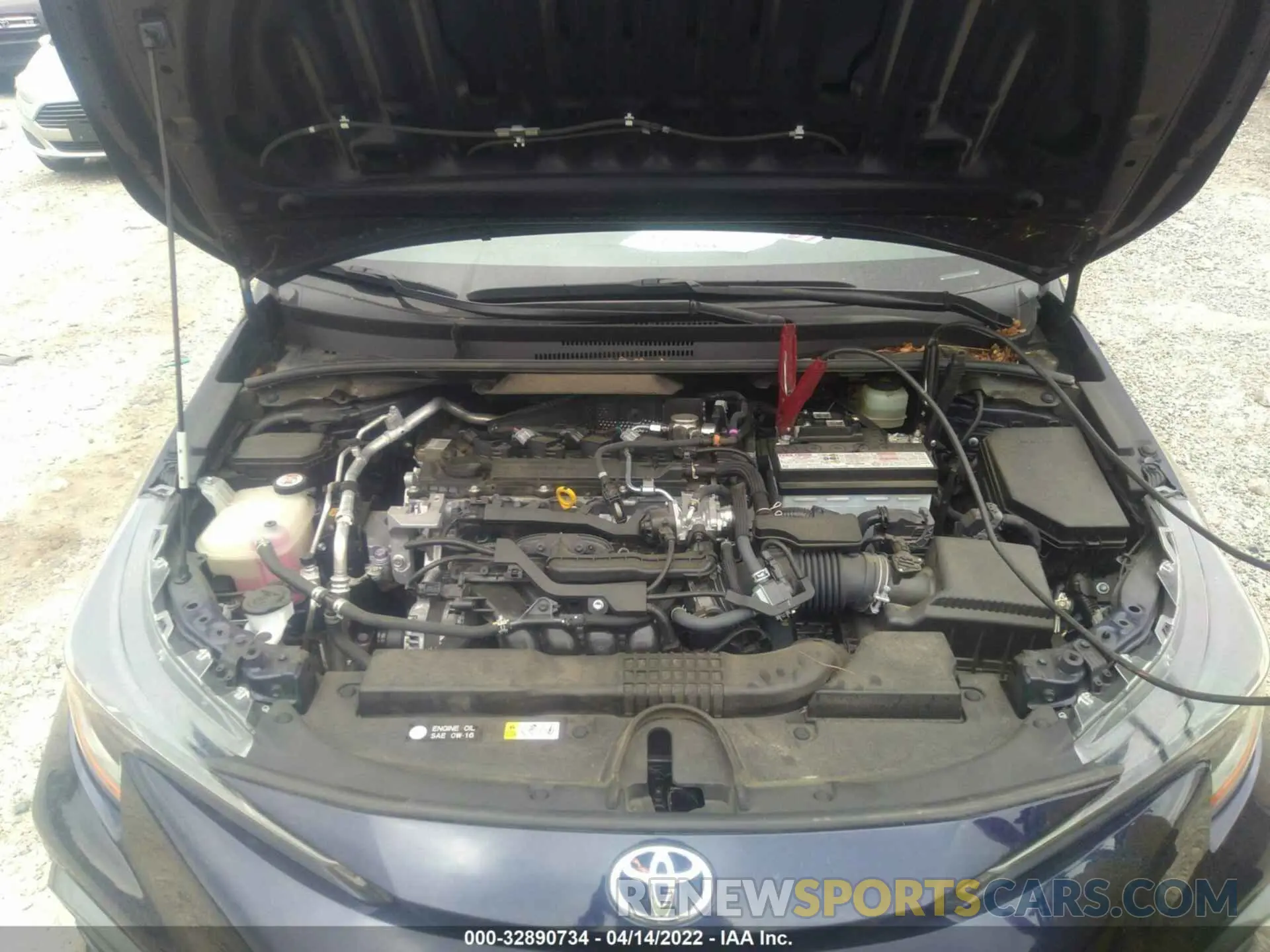 10 fotografías del automóvil dañado JTDS4RCE0LJ026203 TOYOTA COROLLA 2020