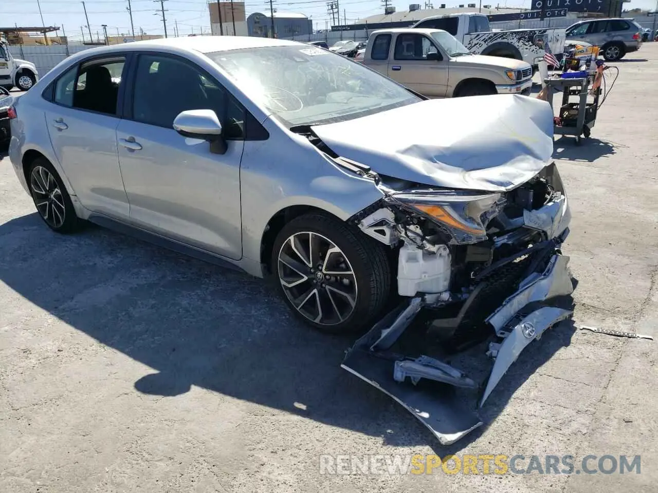 1 fotografías del automóvil dañado JTDS4RCE0LJ032308 TOYOTA COROLLA 2020