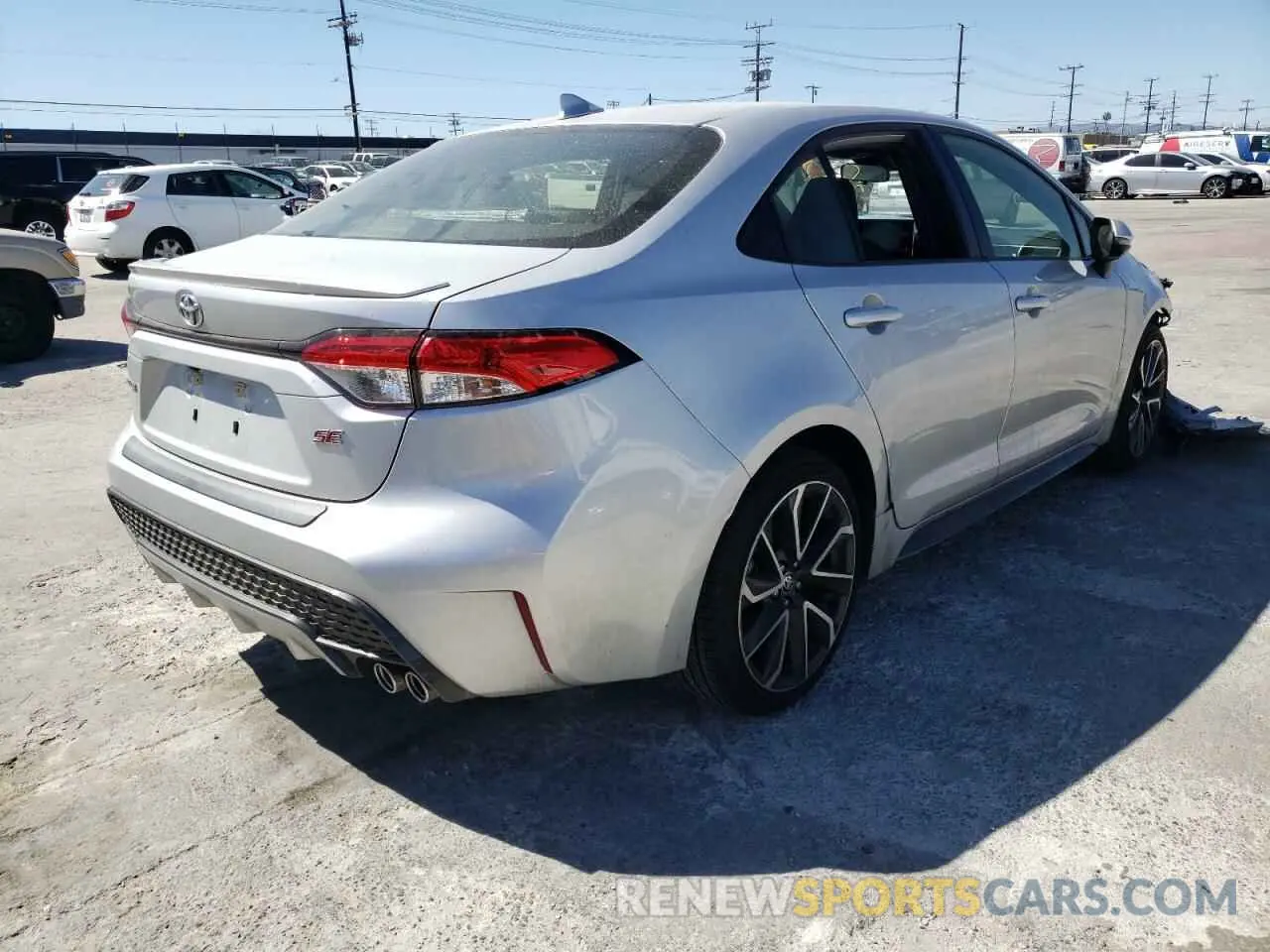 4 fotografías del automóvil dañado JTDS4RCE0LJ032308 TOYOTA COROLLA 2020