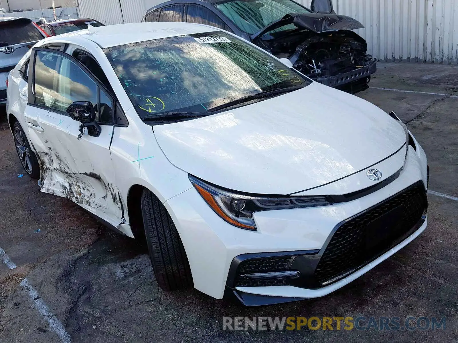 1 fotografías del automóvil dañado JTDS4RCE0LJ033524 TOYOTA COROLLA 2020