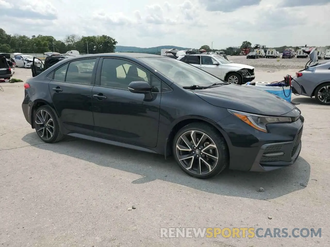 4 fotografías del automóvil dañado JTDS4RCE0LJ040067 TOYOTA COROLLA 2020