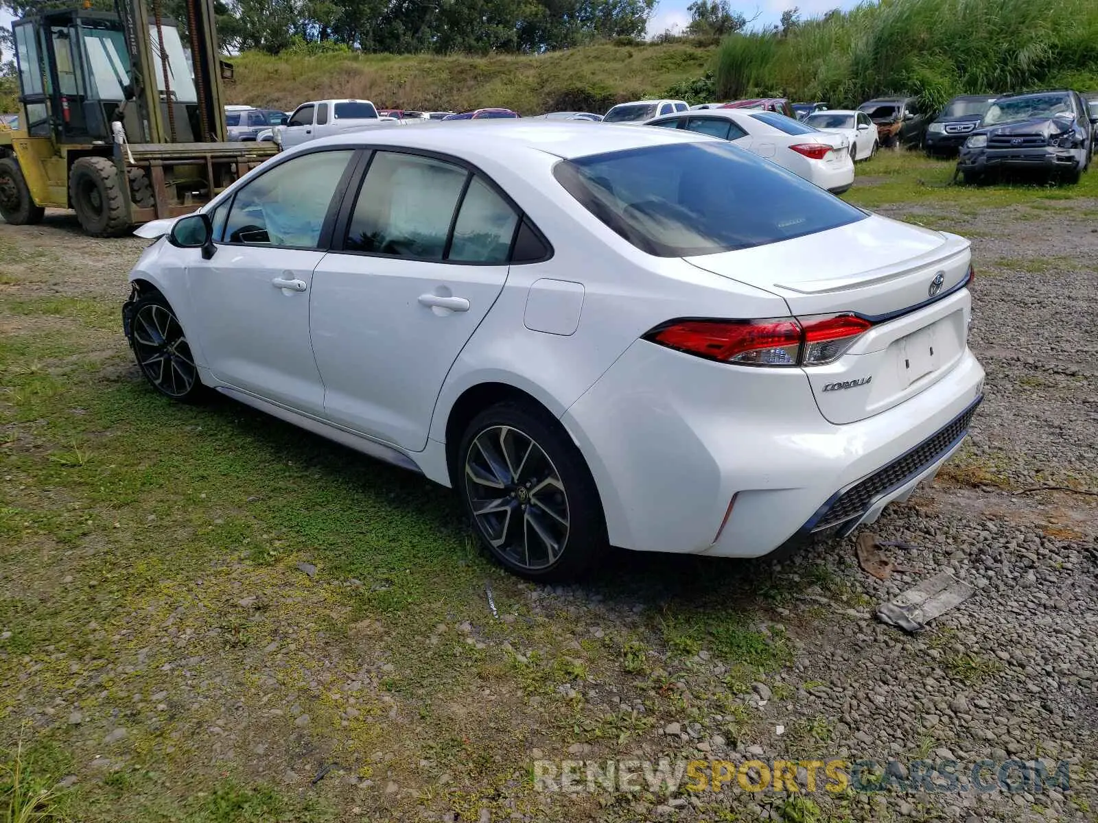 3 fotografías del automóvil dañado JTDS4RCE0LJ043678 TOYOTA COROLLA 2020