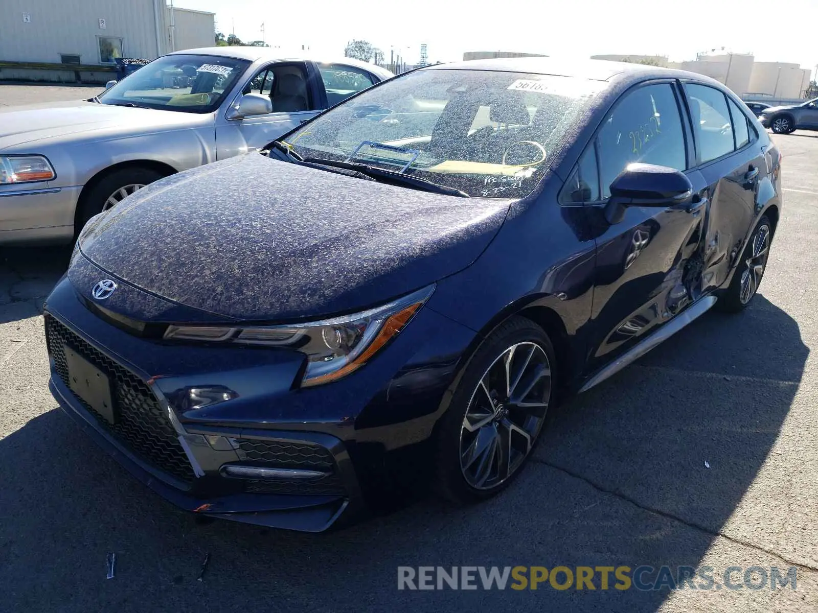 2 fotografías del automóvil dañado JTDS4RCE0LJ052753 TOYOTA COROLLA 2020