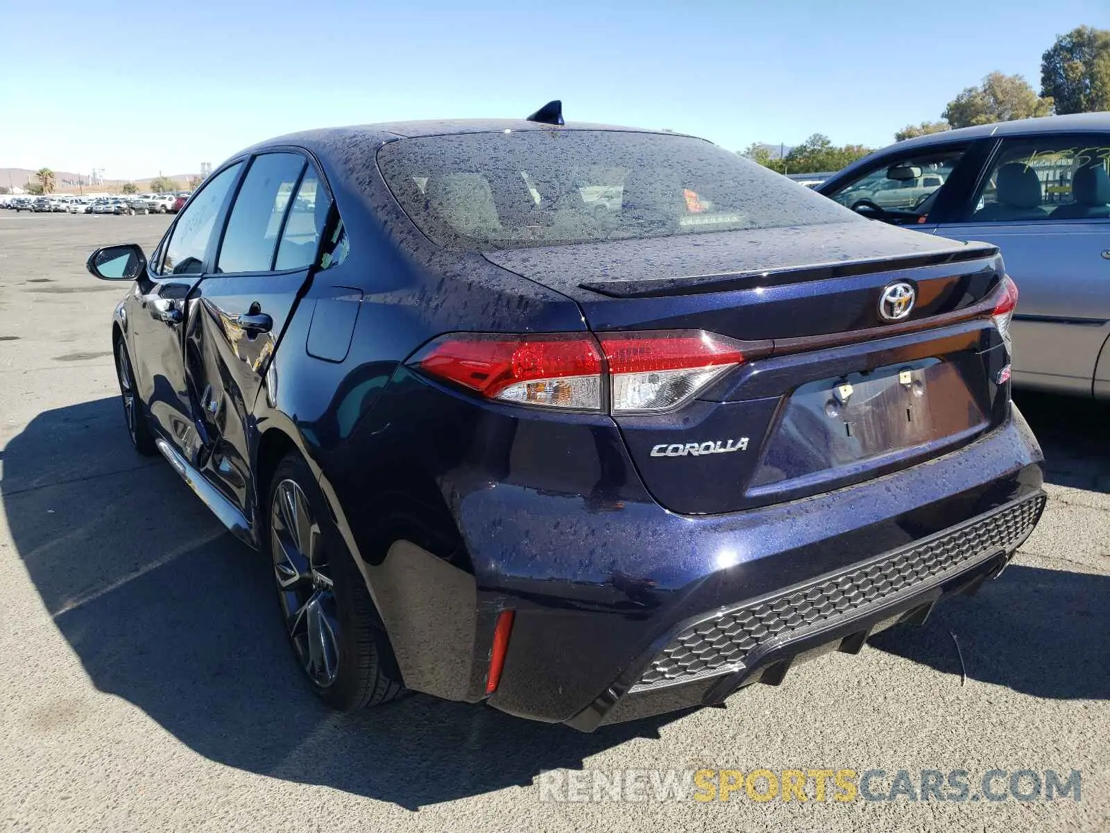 3 fotografías del automóvil dañado JTDS4RCE0LJ052753 TOYOTA COROLLA 2020