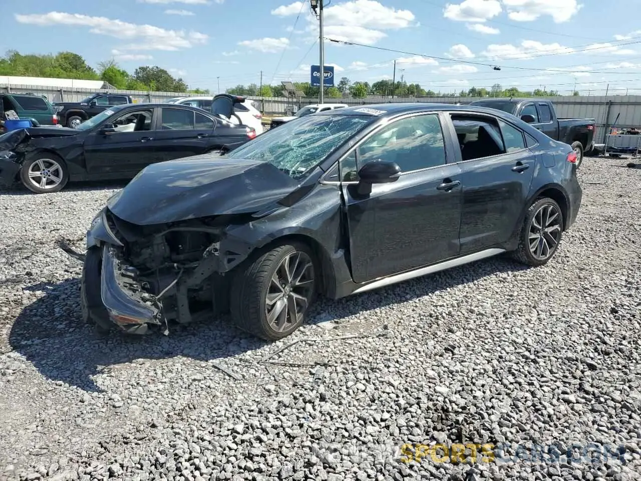 1 fotografías del automóvil dañado JTDS4RCE0LJ052879 TOYOTA COROLLA 2020