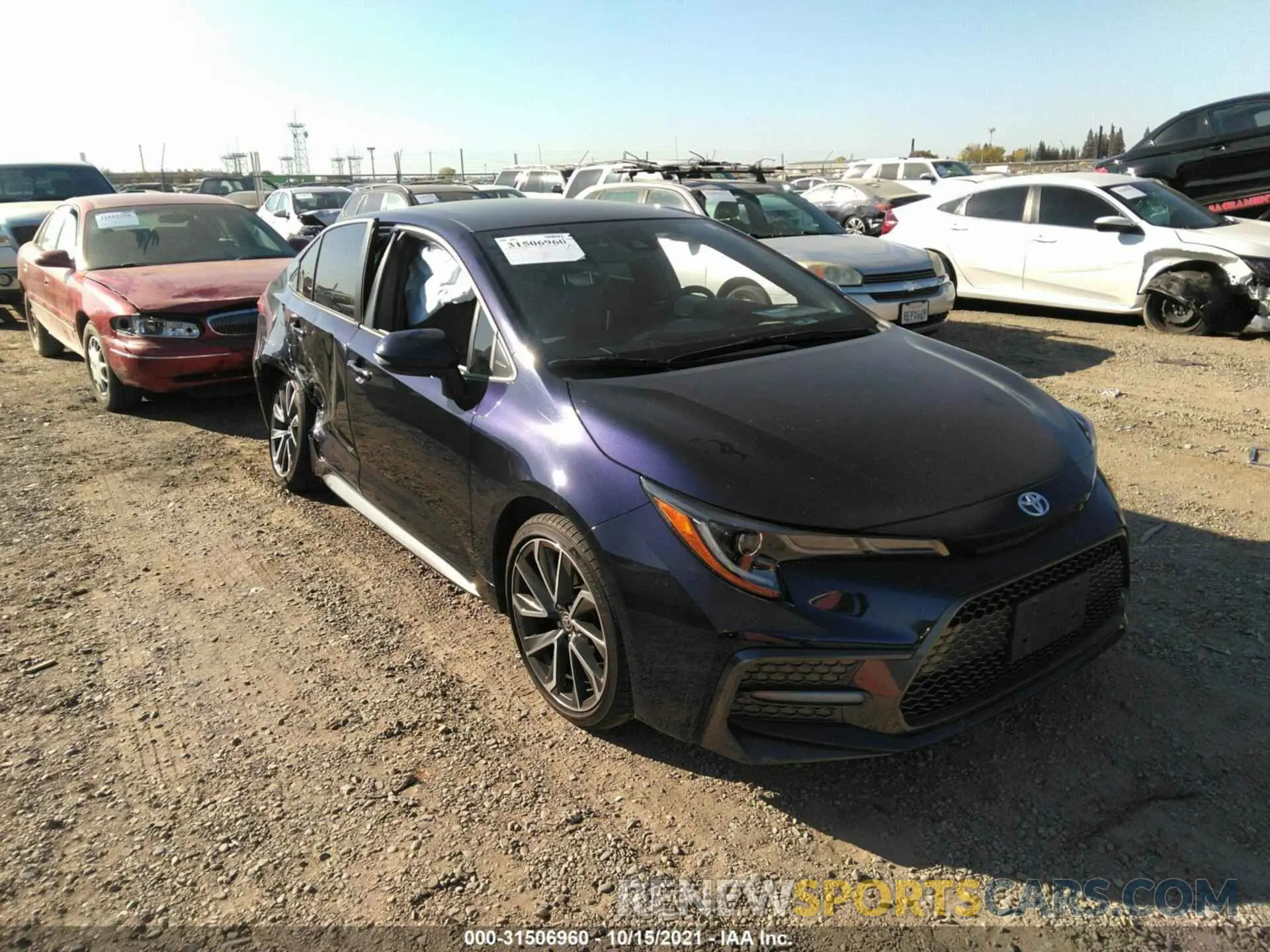 1 fotografías del automóvil dañado JTDS4RCE0LJ053045 TOYOTA COROLLA 2020