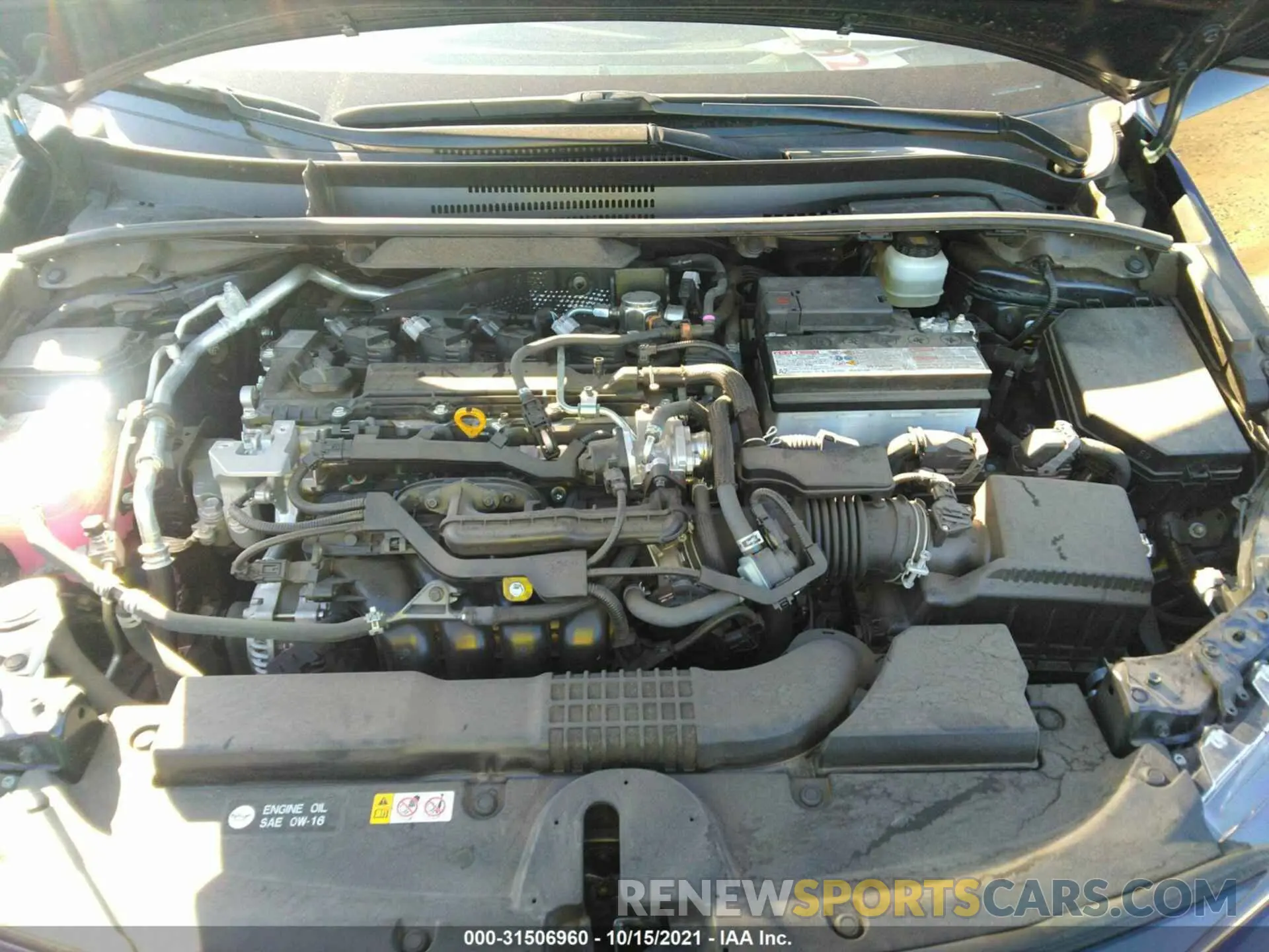 10 fotografías del automóvil dañado JTDS4RCE0LJ053045 TOYOTA COROLLA 2020