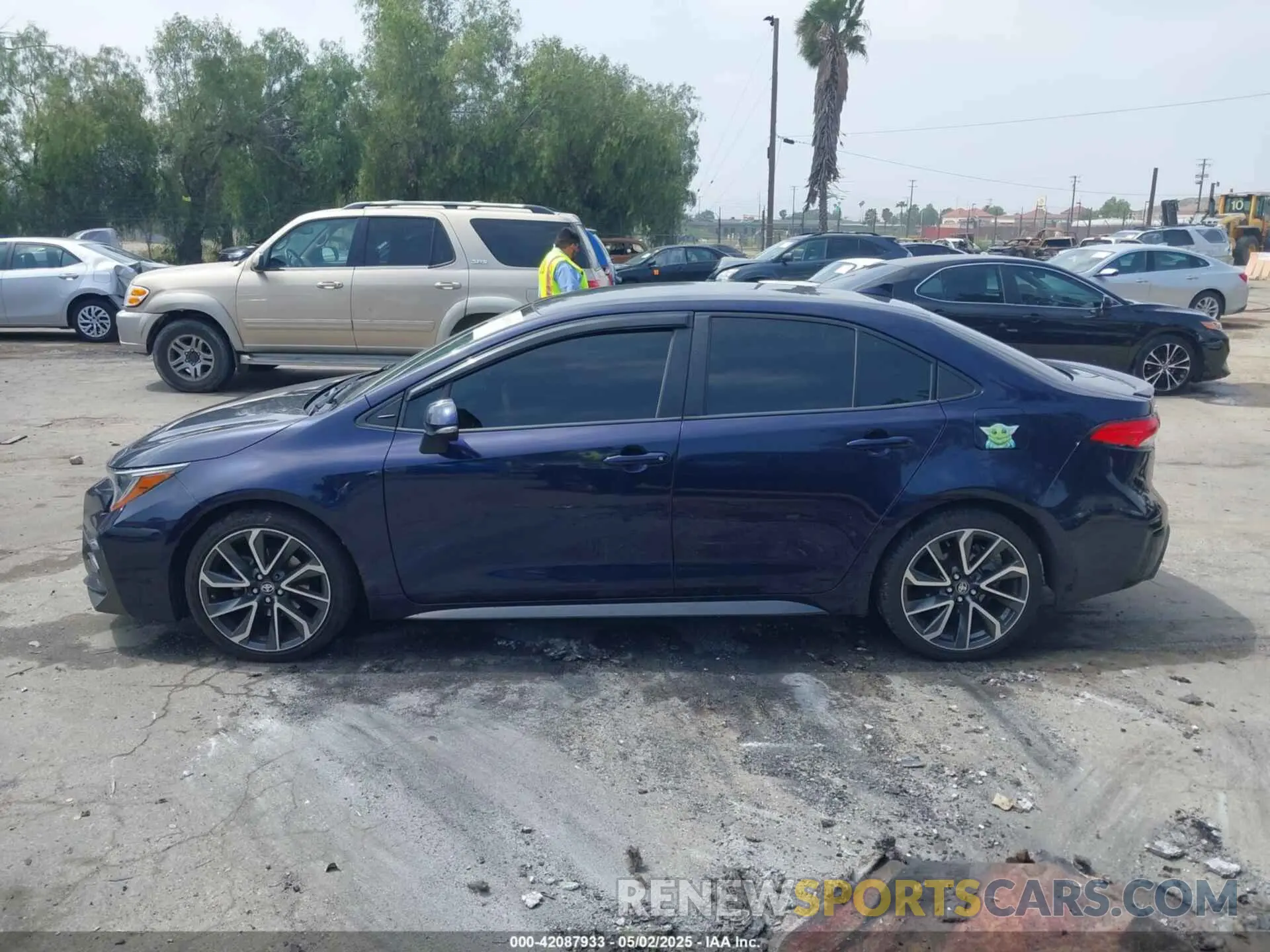 14 fotografías del automóvil dañado JTDS4RCE1LJ002153 TOYOTA COROLLA 2020