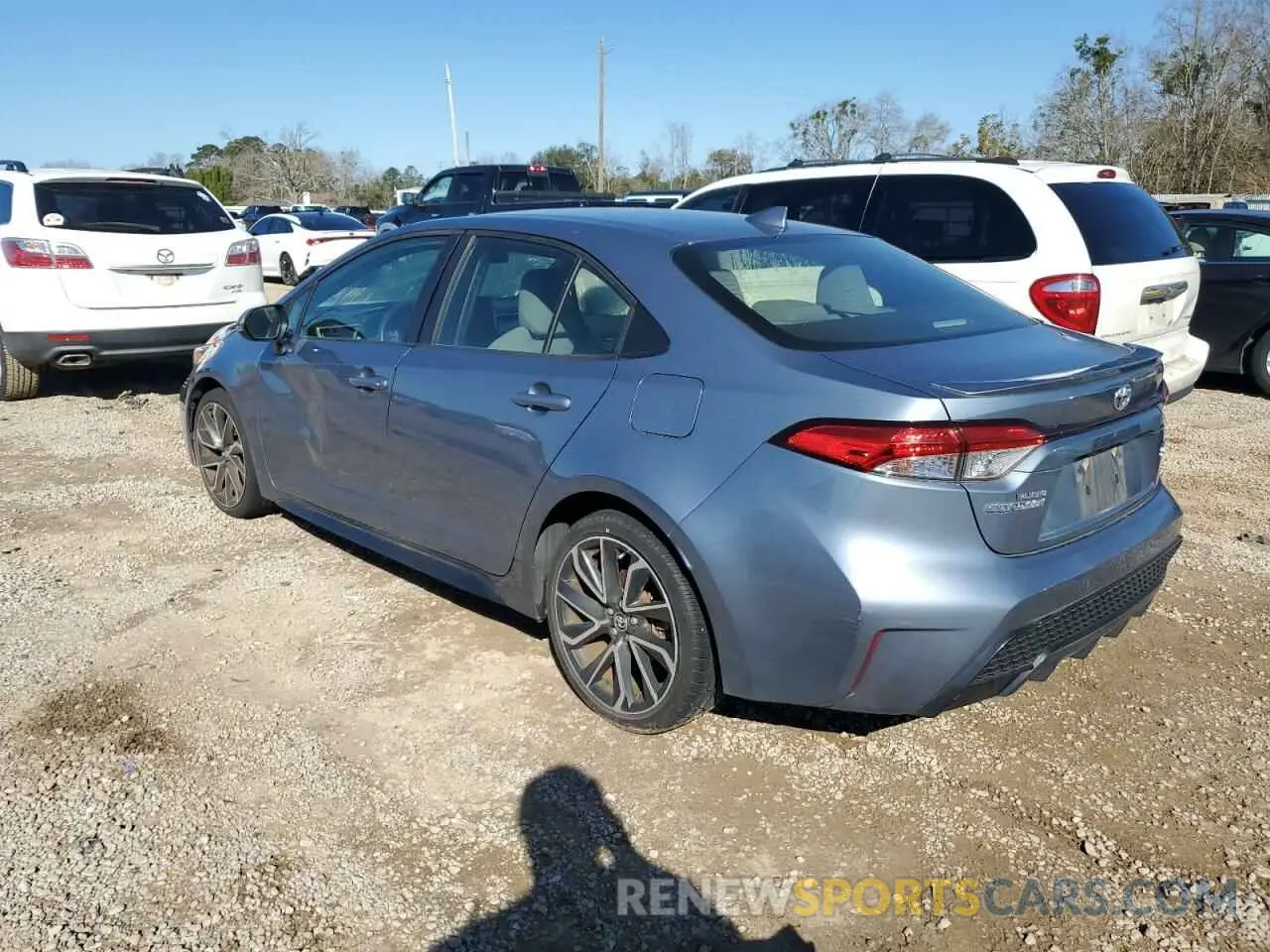 2 fotografías del automóvil dañado JTDS4RCE1LJ003626 TOYOTA COROLLA 2020