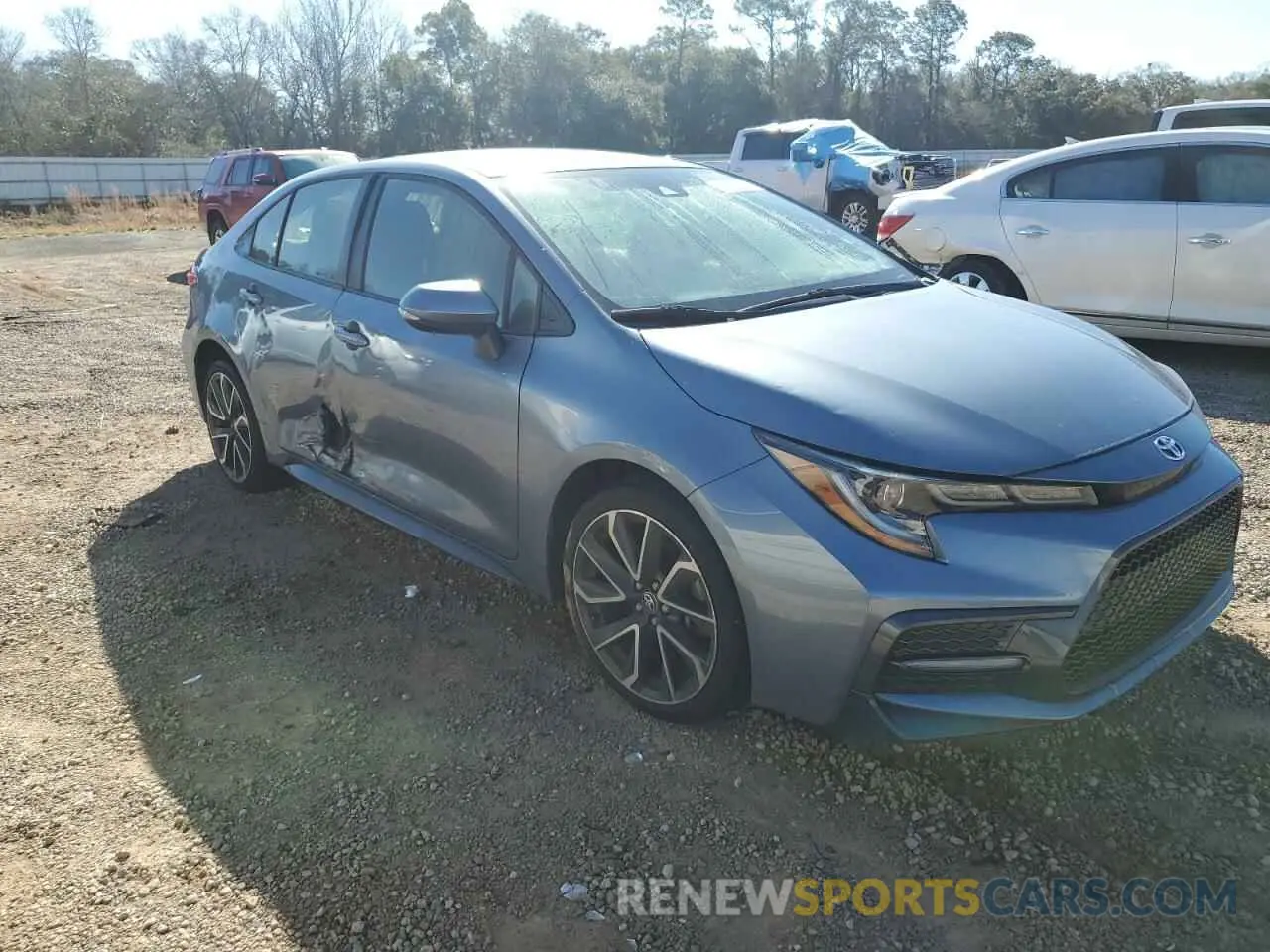 4 fotografías del automóvil dañado JTDS4RCE1LJ003626 TOYOTA COROLLA 2020