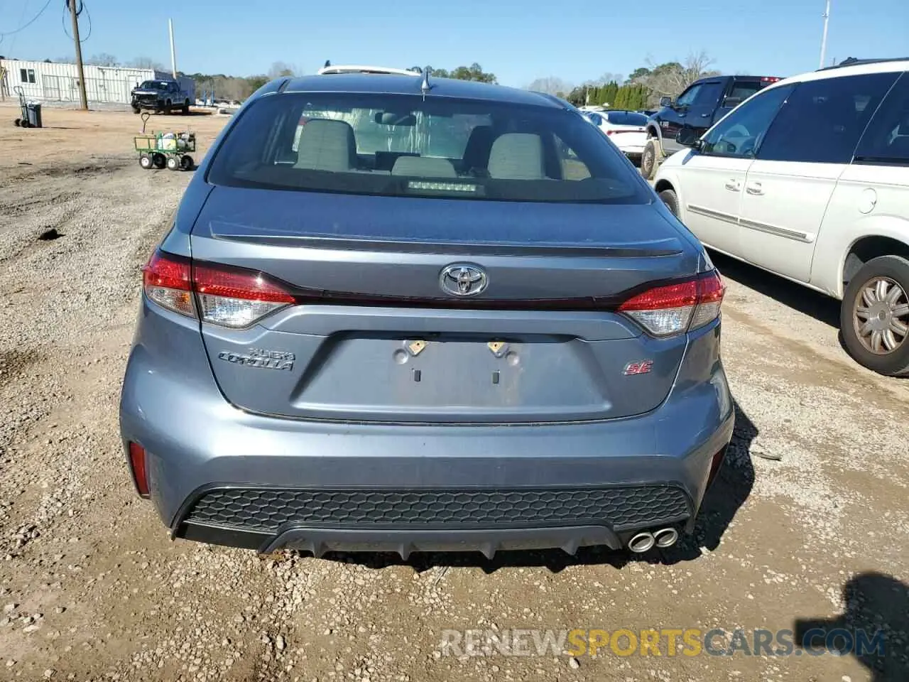 6 fotografías del automóvil dañado JTDS4RCE1LJ003626 TOYOTA COROLLA 2020