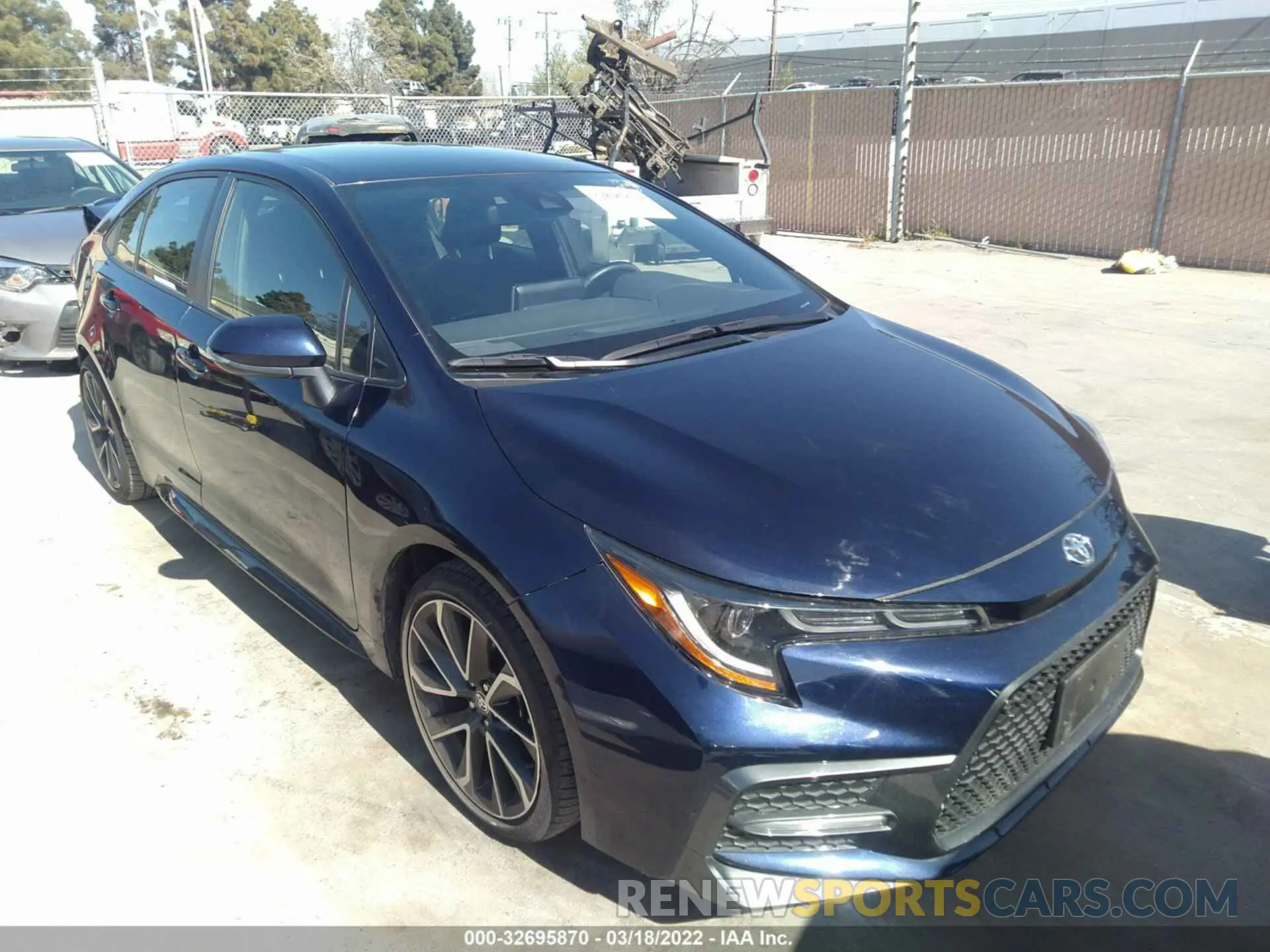 1 fotografías del automóvil dañado JTDS4RCE1LJ010429 TOYOTA COROLLA 2020