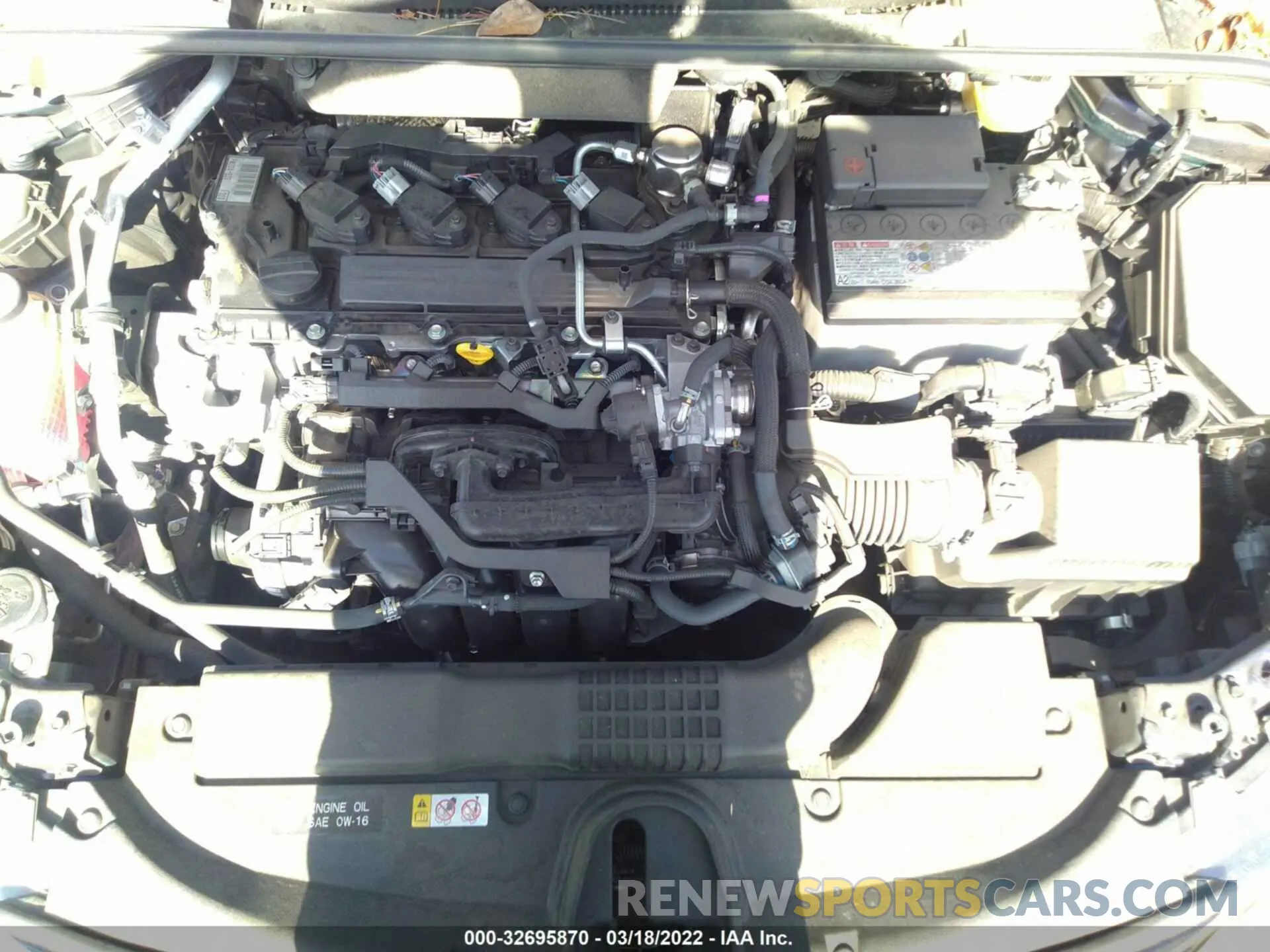 10 fotografías del automóvil dañado JTDS4RCE1LJ010429 TOYOTA COROLLA 2020