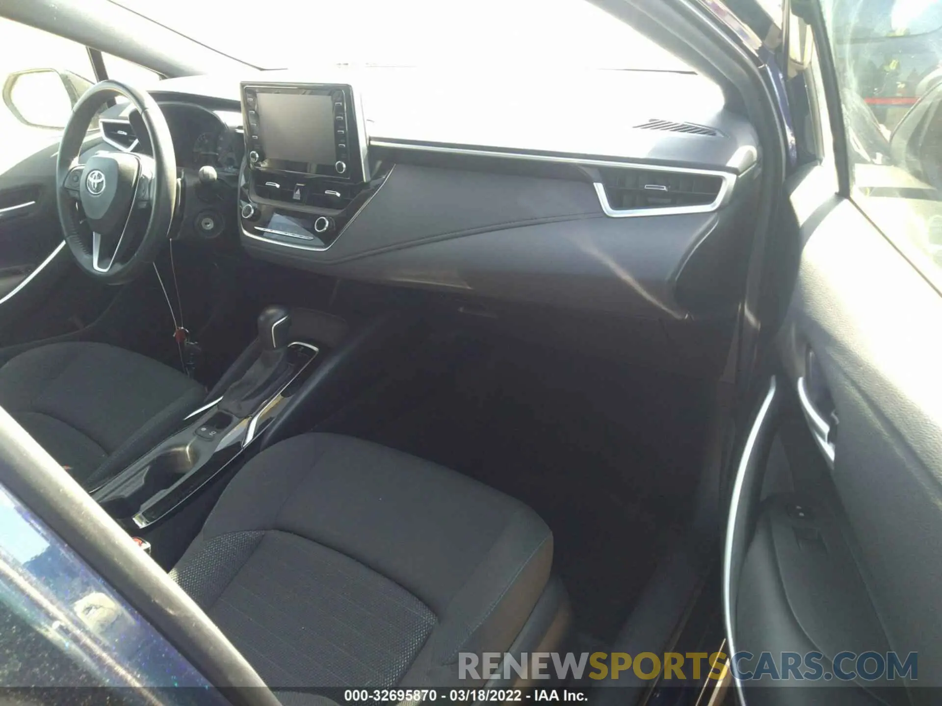 5 fotografías del automóvil dañado JTDS4RCE1LJ010429 TOYOTA COROLLA 2020