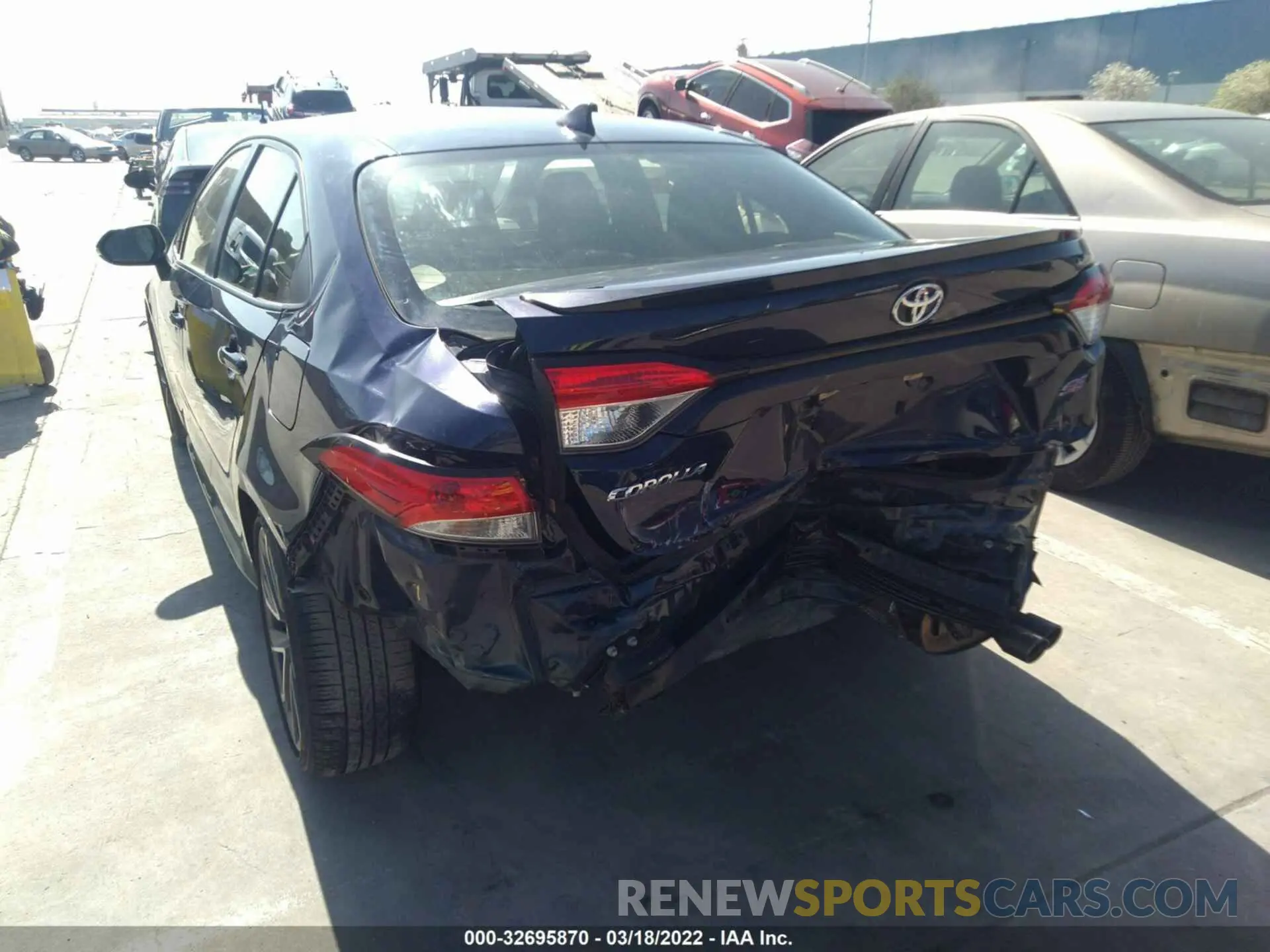 6 fotografías del automóvil dañado JTDS4RCE1LJ010429 TOYOTA COROLLA 2020