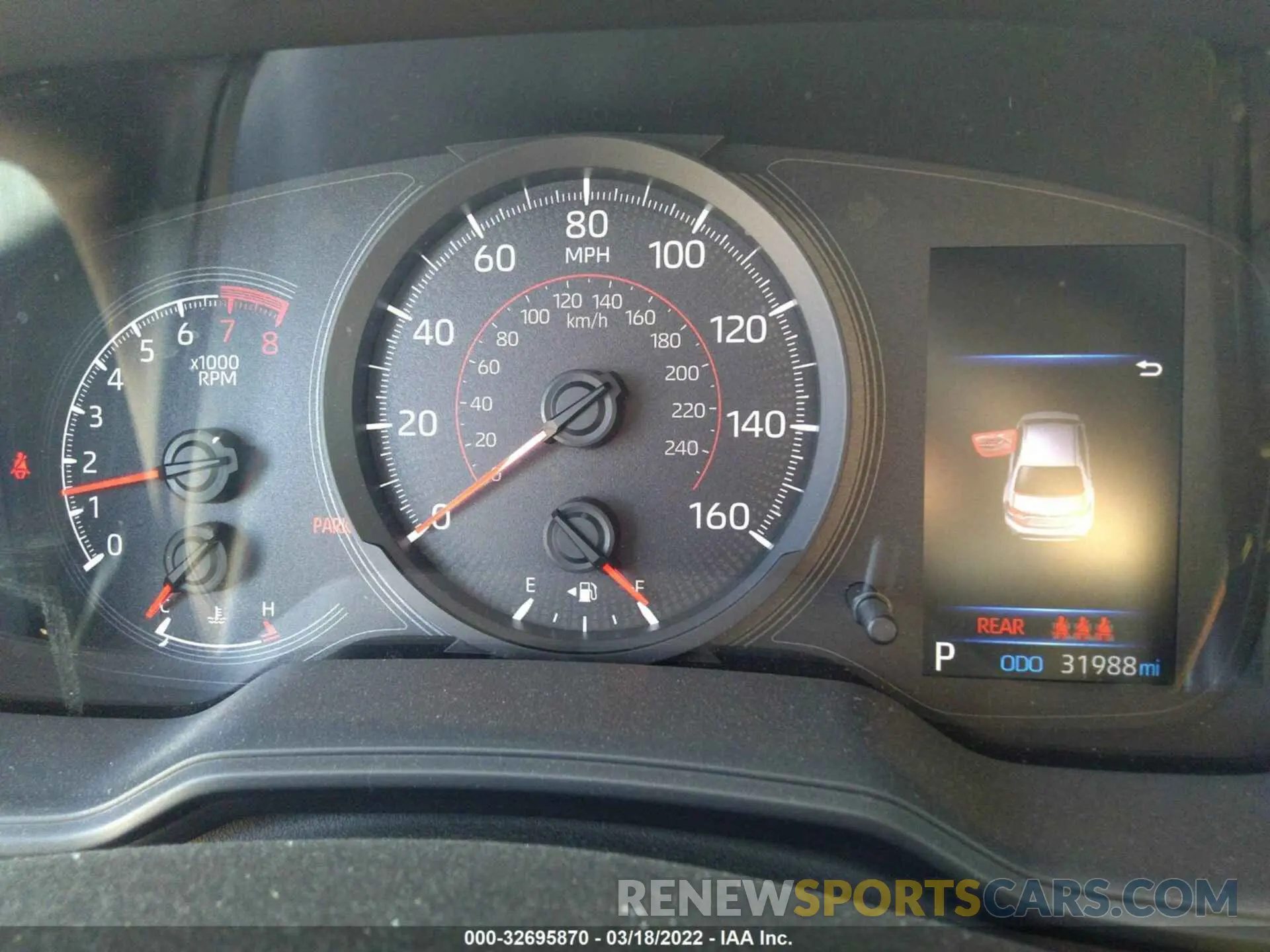 7 fotografías del automóvil dañado JTDS4RCE1LJ010429 TOYOTA COROLLA 2020