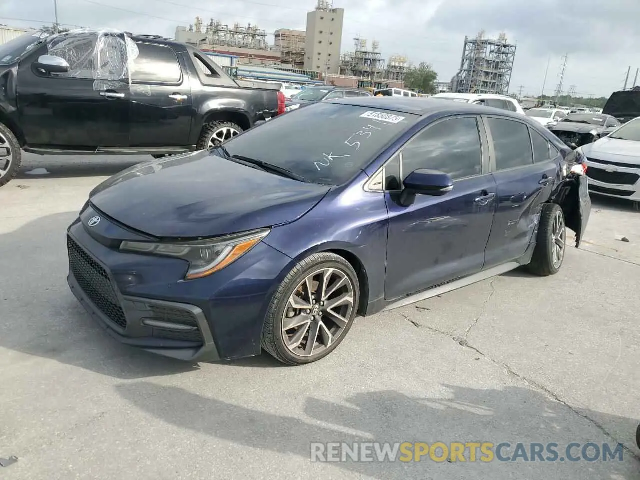 1 fotografías del automóvil dañado JTDS4RCE1LJ015341 TOYOTA COROLLA 2020