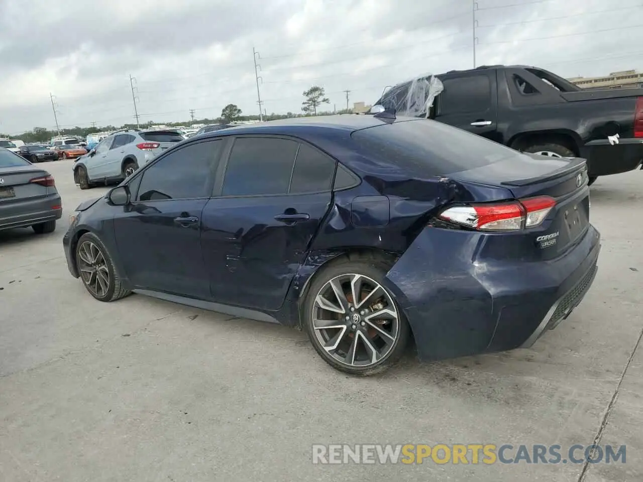 2 fotografías del automóvil dañado JTDS4RCE1LJ015341 TOYOTA COROLLA 2020