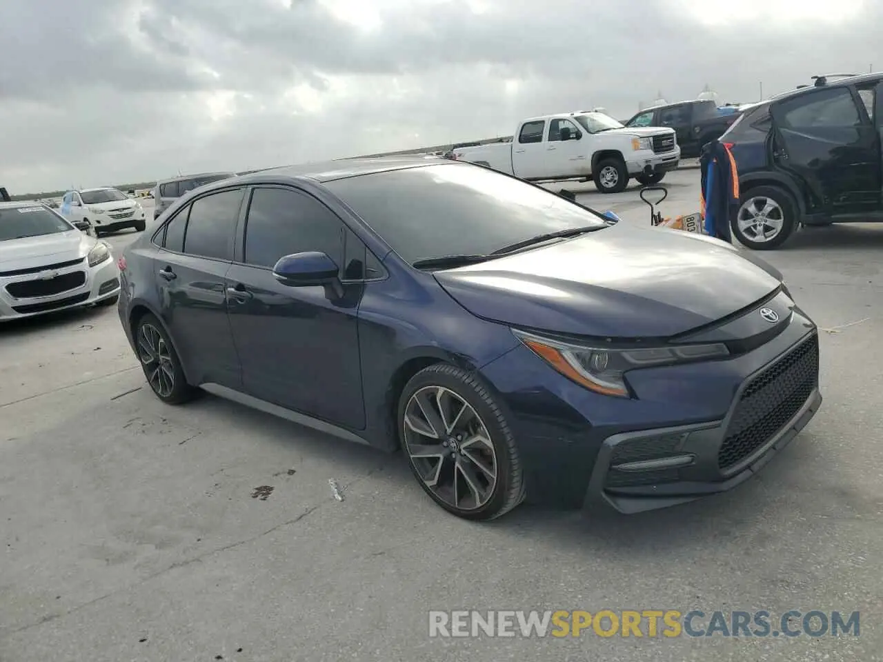 4 fotografías del automóvil dañado JTDS4RCE1LJ015341 TOYOTA COROLLA 2020