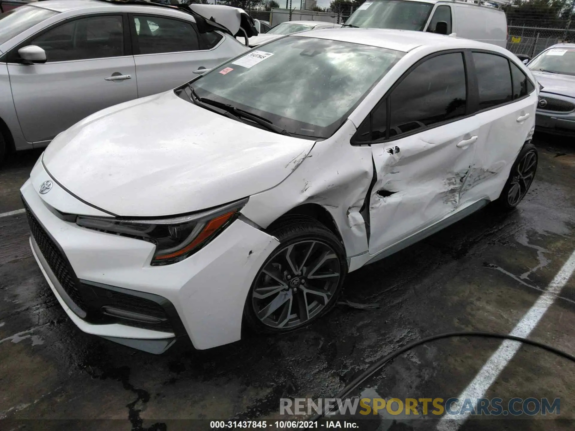 6 fotografías del automóvil dañado JTDS4RCE1LJ019129 TOYOTA COROLLA 2020