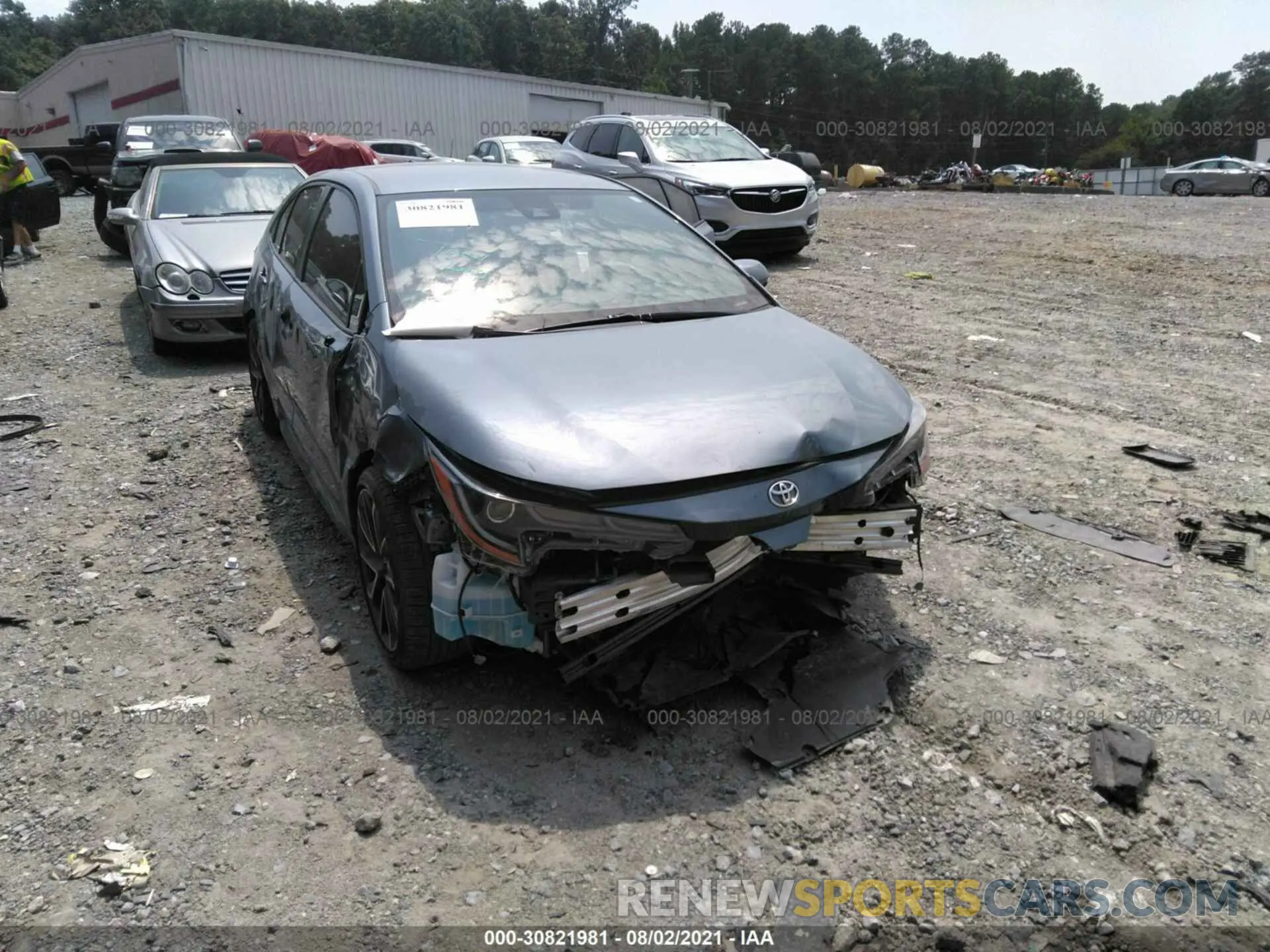 1 fotografías del automóvil dañado JTDS4RCE1LJ023987 TOYOTA COROLLA 2020