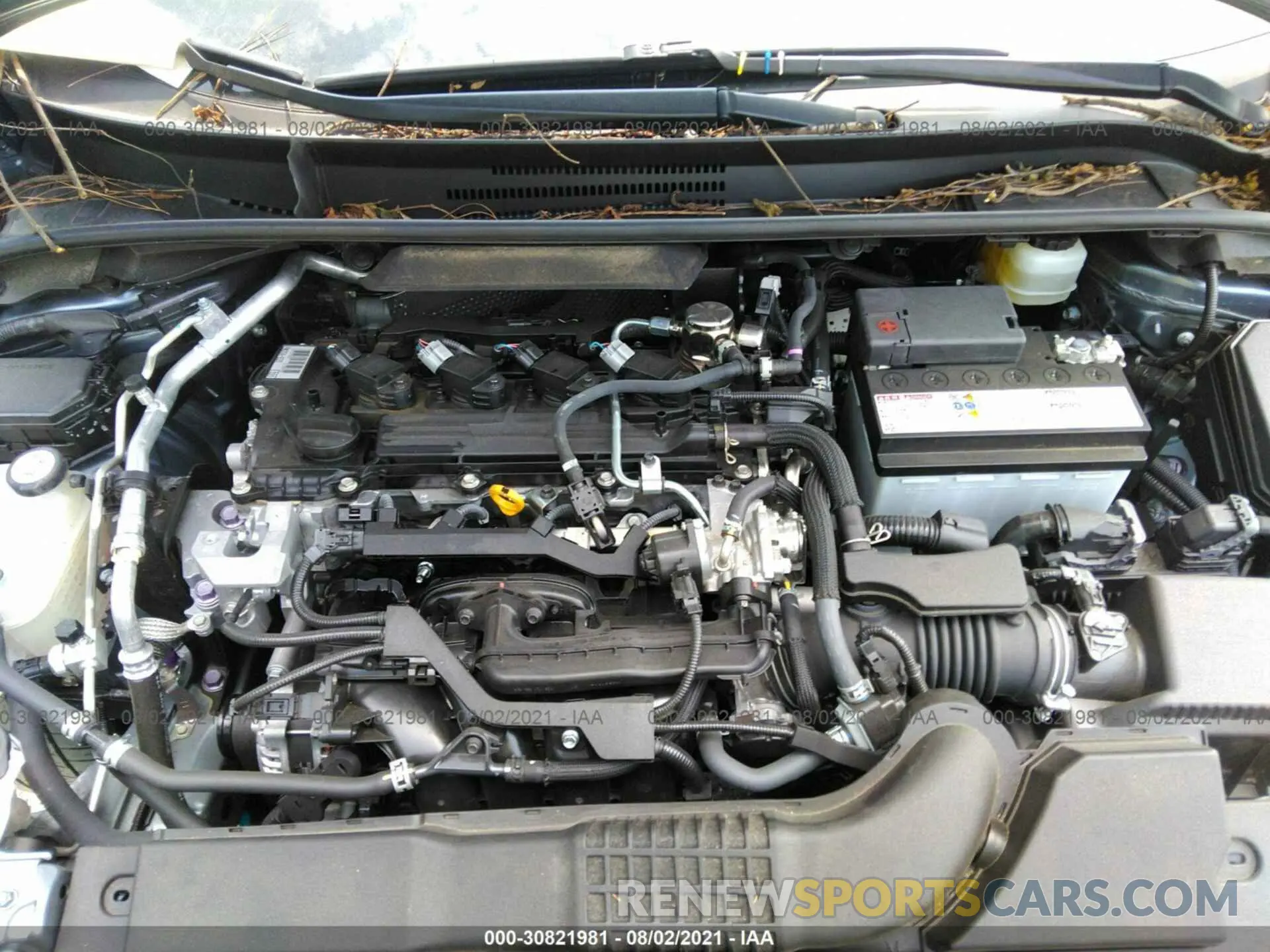 10 fotografías del automóvil dañado JTDS4RCE1LJ023987 TOYOTA COROLLA 2020