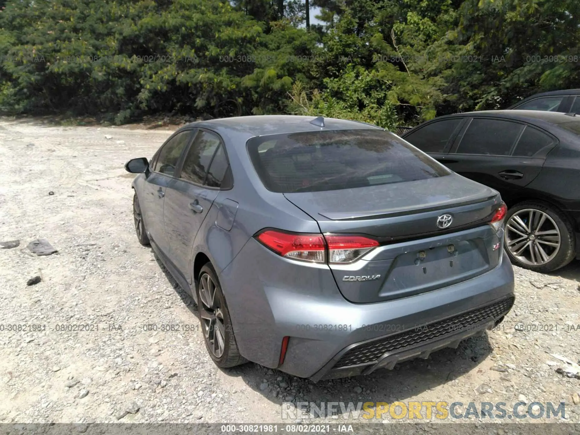 3 fotografías del automóvil dañado JTDS4RCE1LJ023987 TOYOTA COROLLA 2020