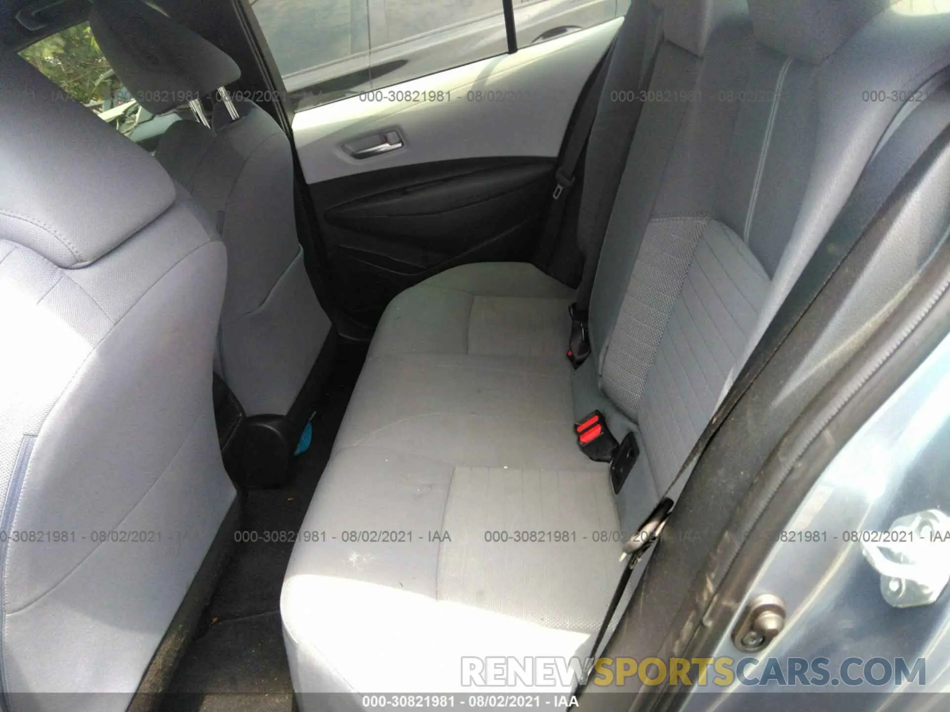 8 fotografías del automóvil dañado JTDS4RCE1LJ023987 TOYOTA COROLLA 2020