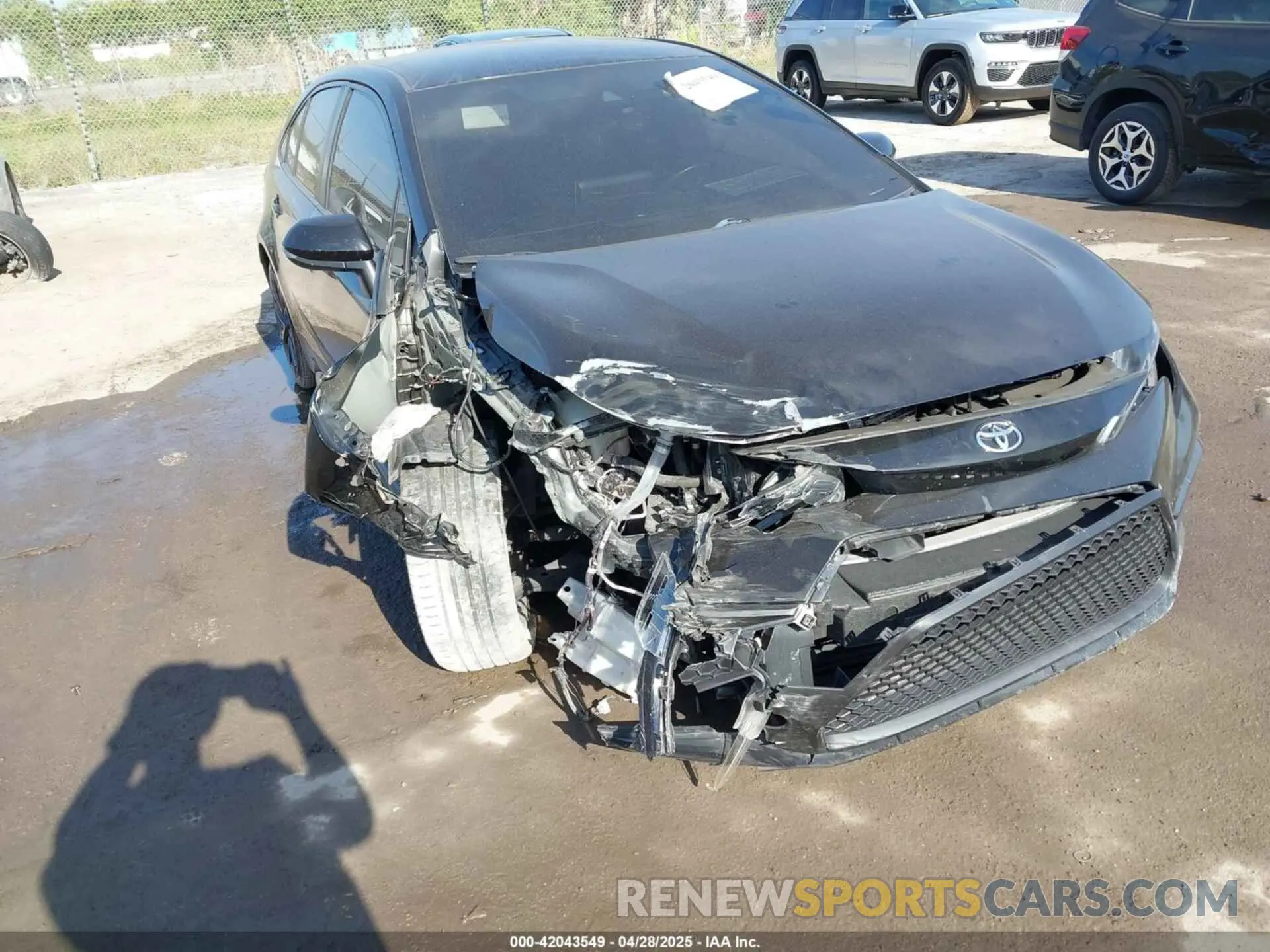 6 fotografías del automóvil dañado JTDS4RCE1LJ026243 TOYOTA COROLLA 2020